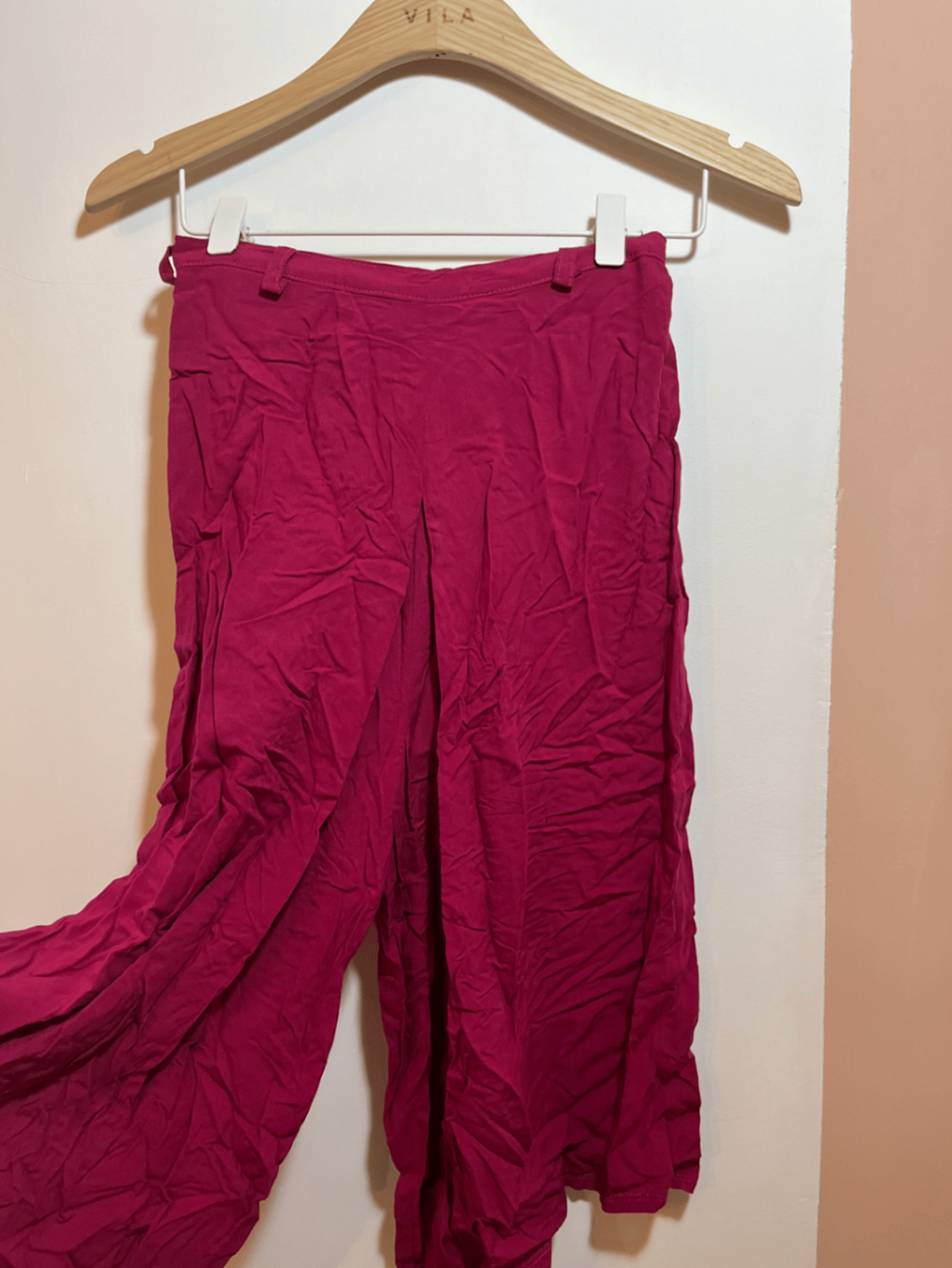 Pantalones anchos Vila Pink - photo 2