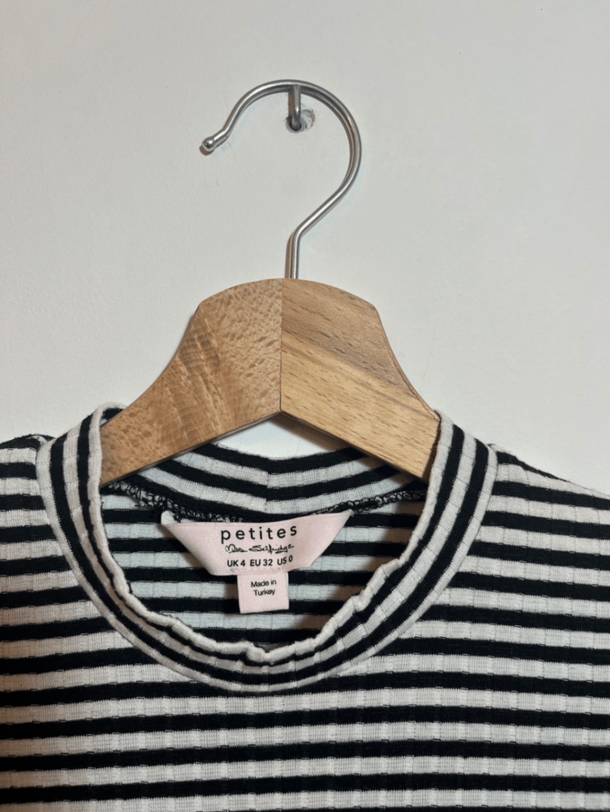 Maglia a righe con collo alto a costine - photo 2