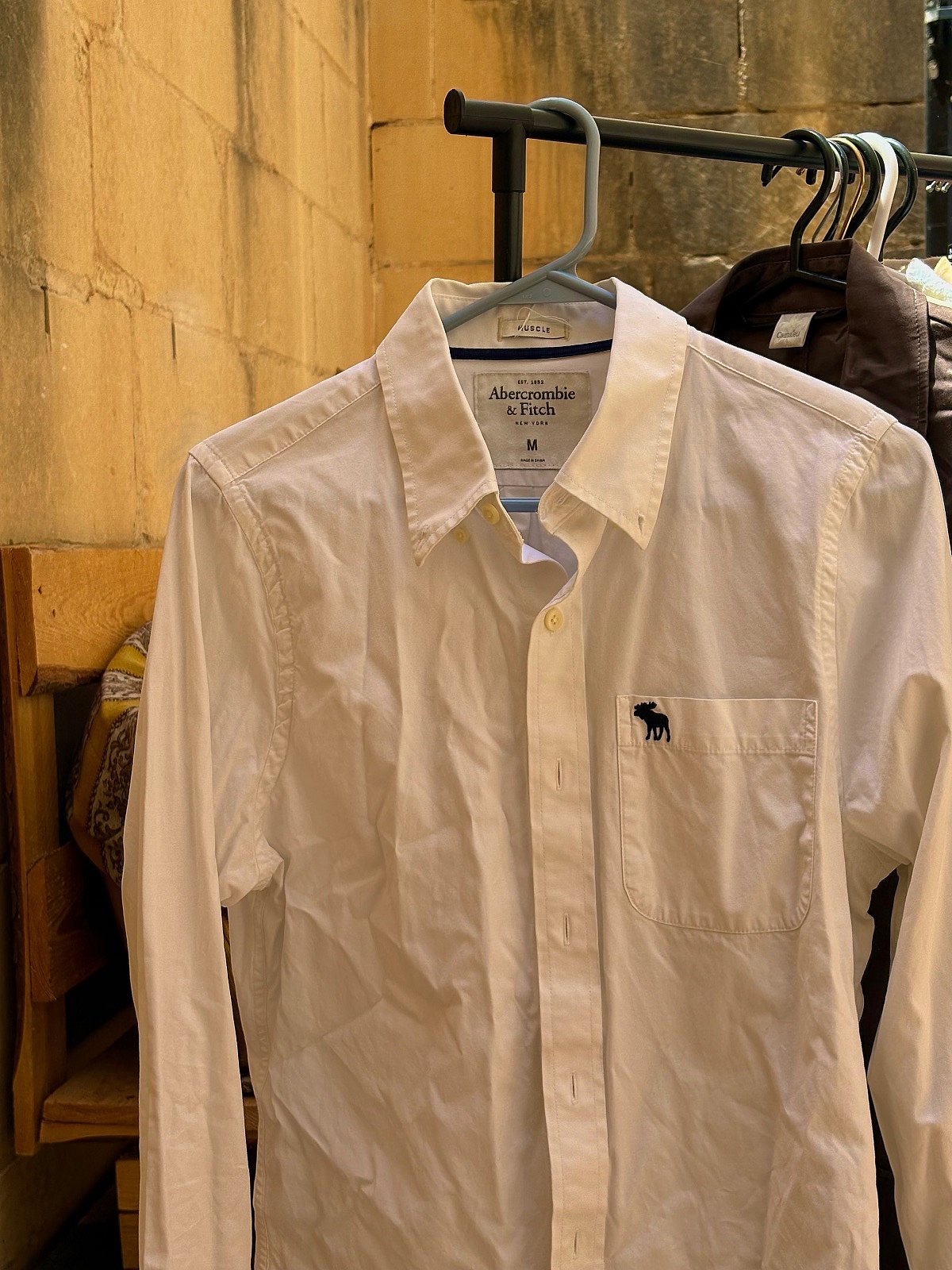 Camisa clásica de algodón blanco - photo 2