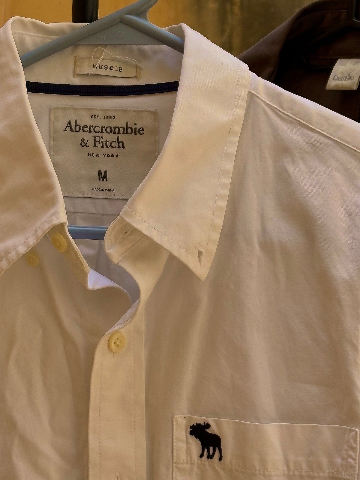 Camisa clásica de algodón blanco - photo 3