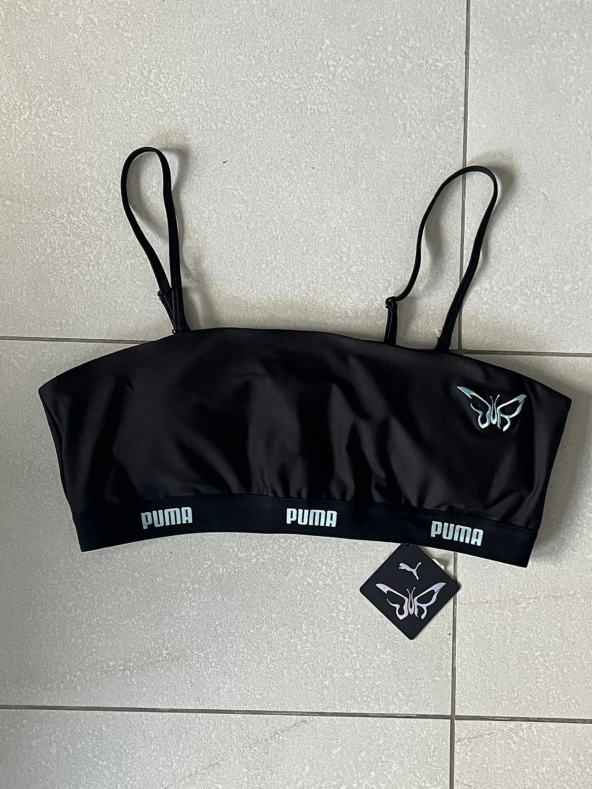 Sutiã desportivo Puma com logótipo Butterfly - photo 5