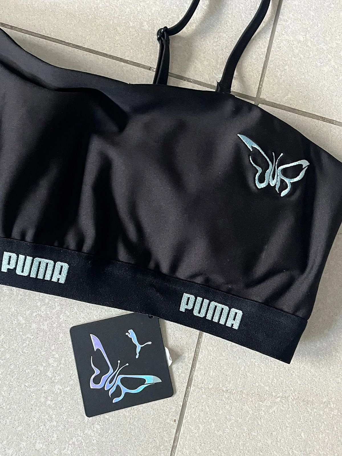 Sutiã desportivo Puma com logótipo Butterfly - photo 4
