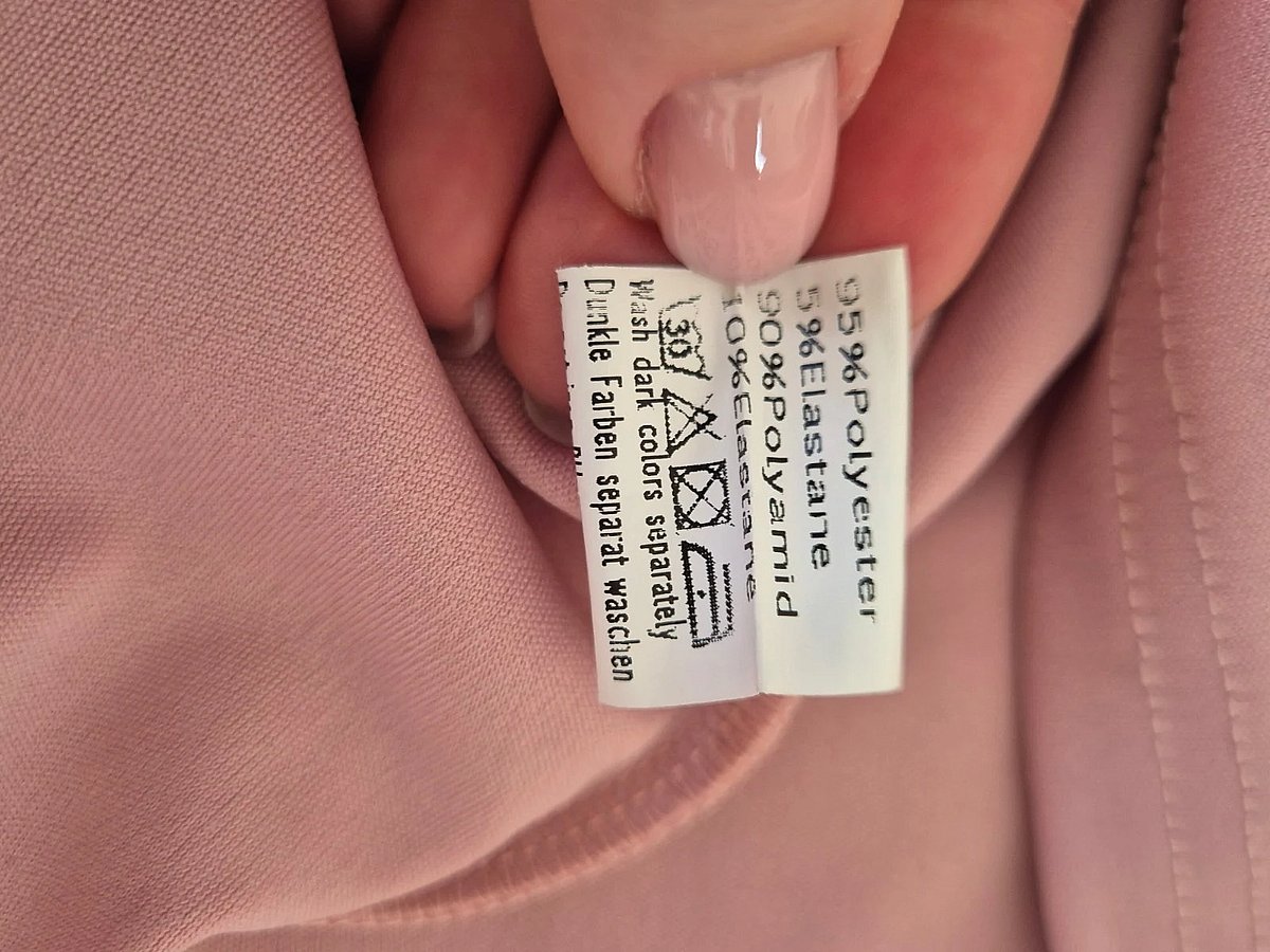 Vestido midi de renda rosa - photo 3
