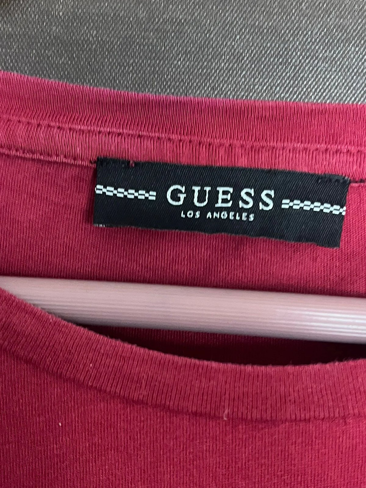 Guess Embellished Red Cotton Top - photo 7