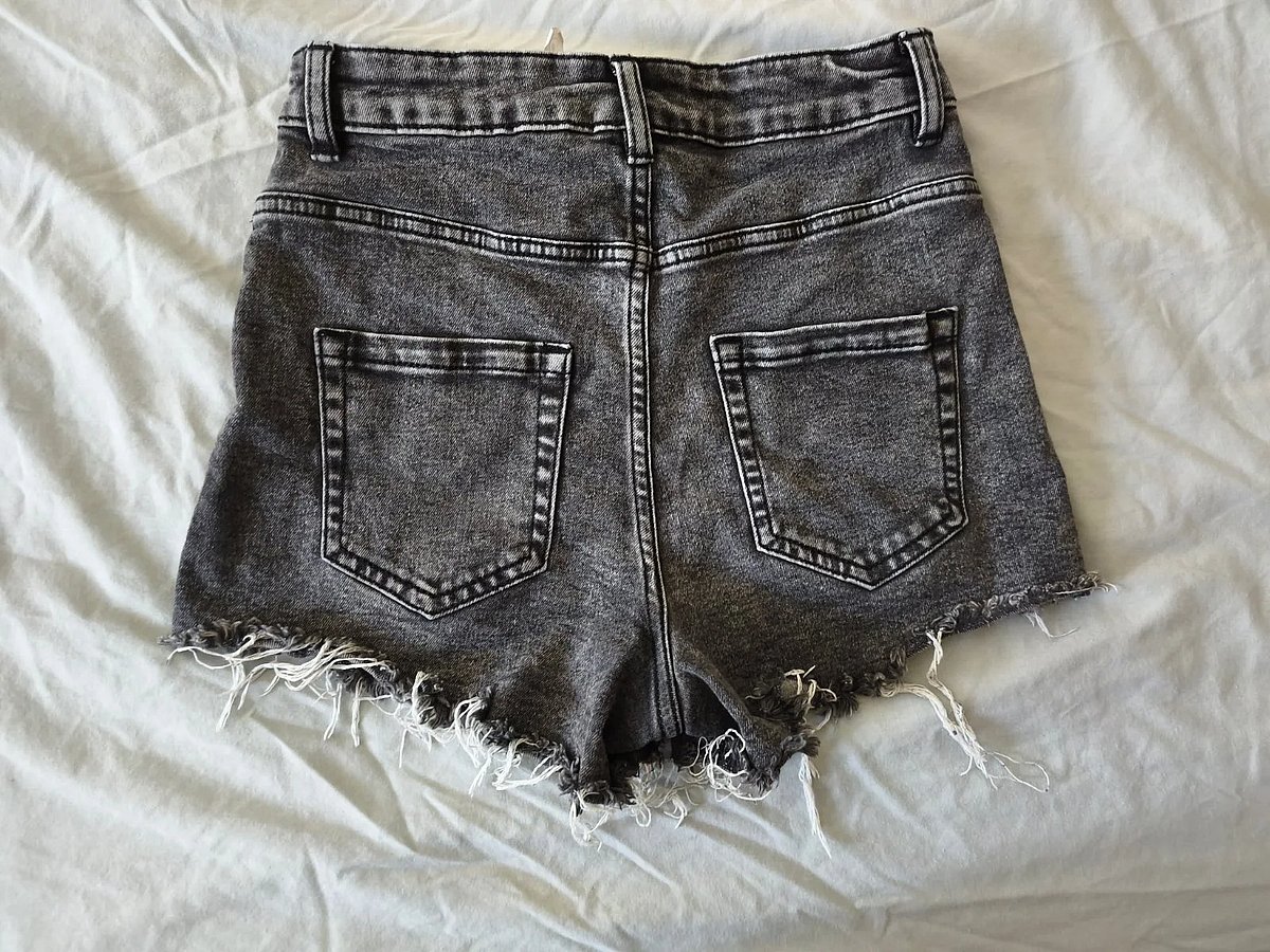 Xorts tad-Denim Griż Maħsul Tezenis - photo 2