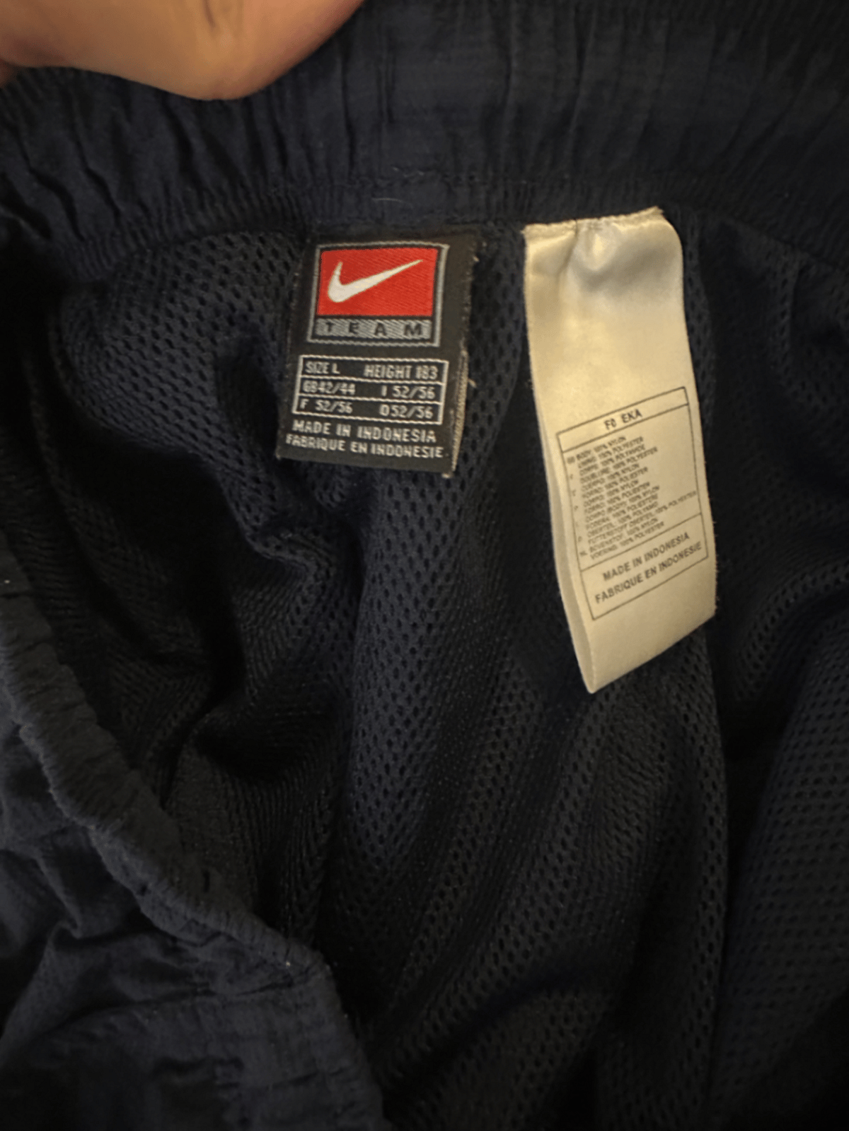 Nike Navy Team Track Trousers - photo 4