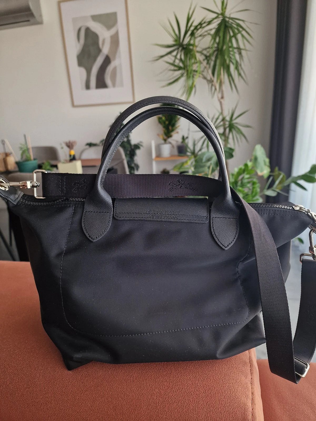 Borsa Longchamp Le Pliage Néo con manico superiore – Nera - photo 2
