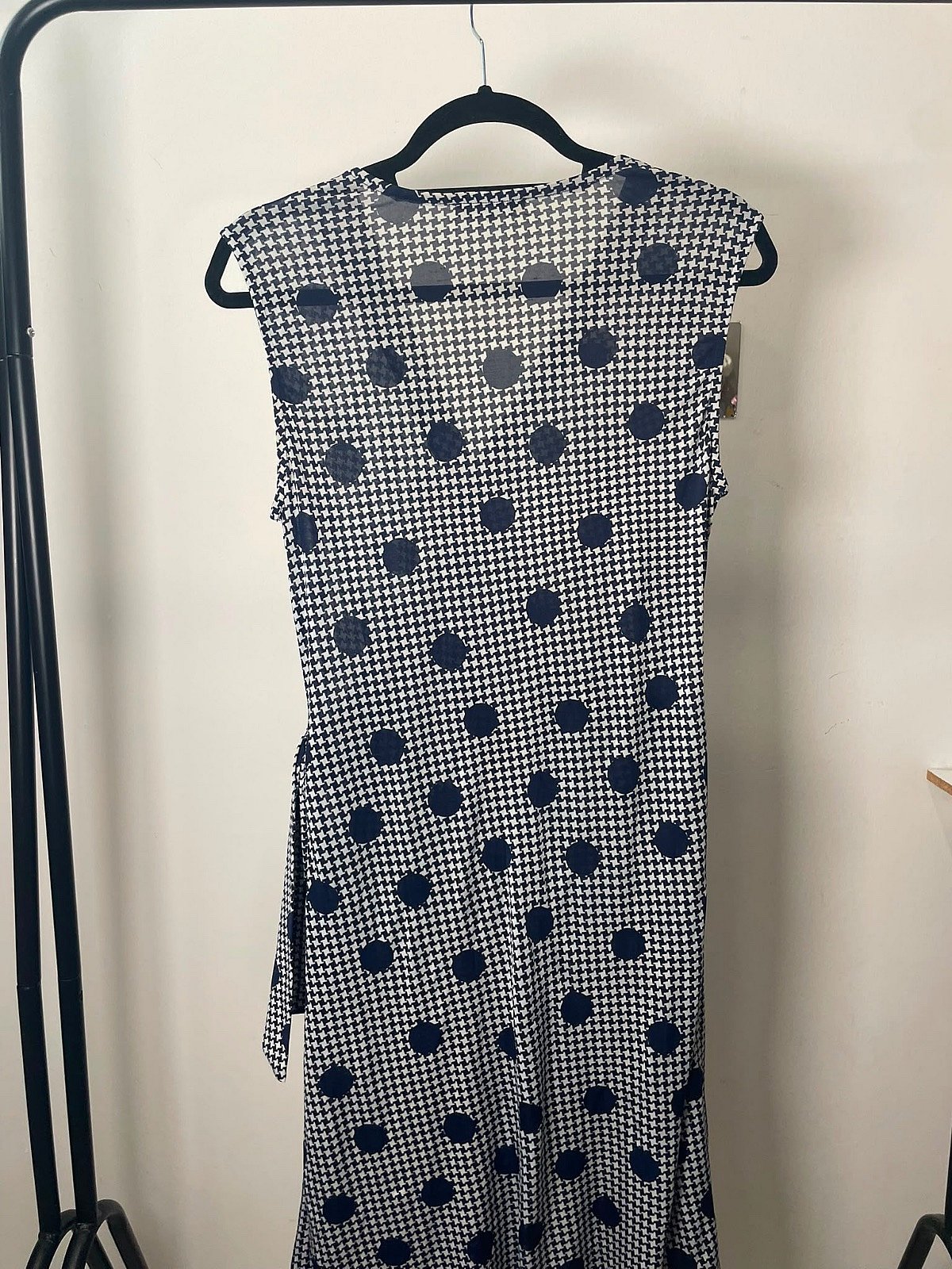 Polka Houndstooth Wrap Dress - photo 4