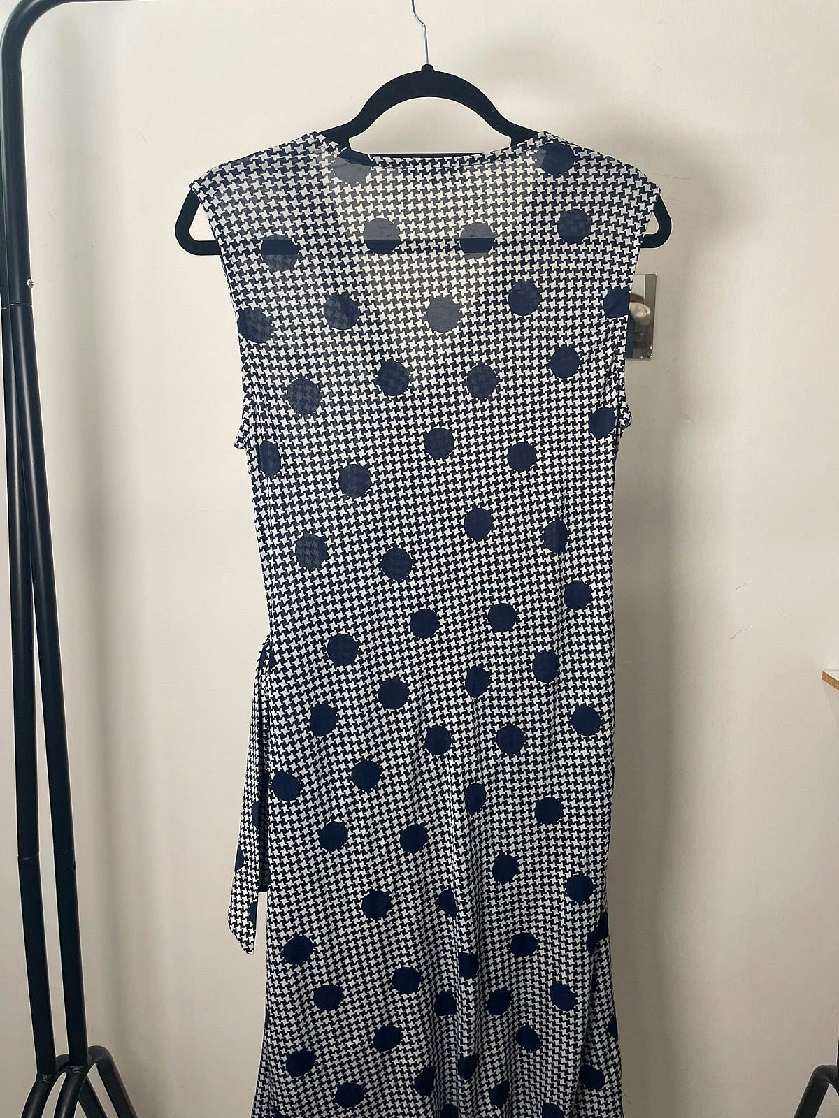 Polka Houndstooth Wrap Dress - photo 2
