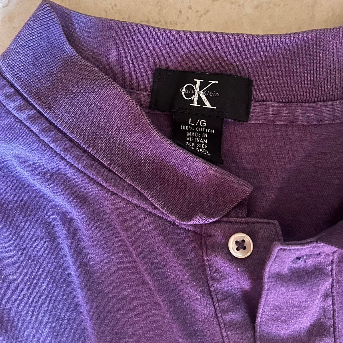 Qmis Polo Vjola ta' Calvin Klein - photo 2