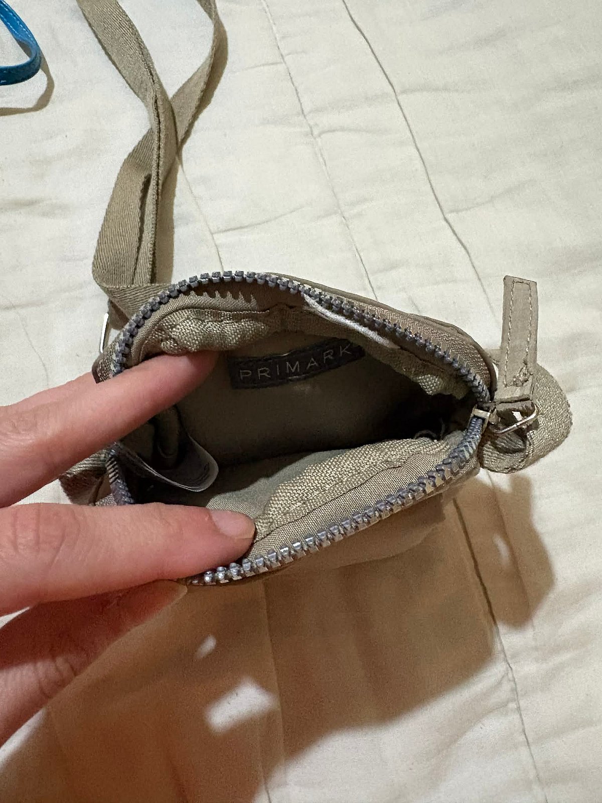 Borża tat-Telefon Crossbody tan-Nylon Taupe - photo 3
