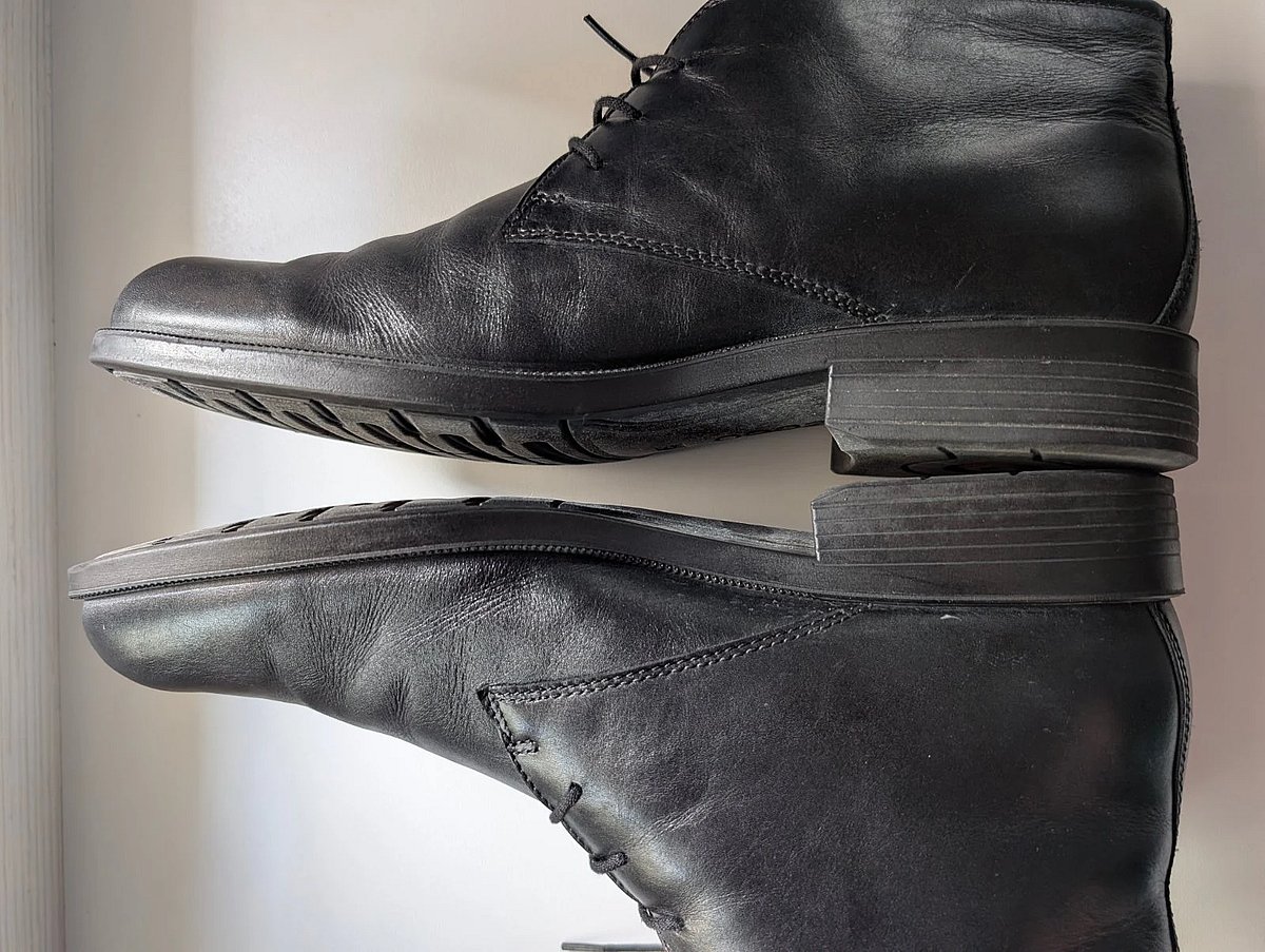Stivali Chukka tal-Ġilda Sewda ECCO Gore-Tex EU47 - photo 3