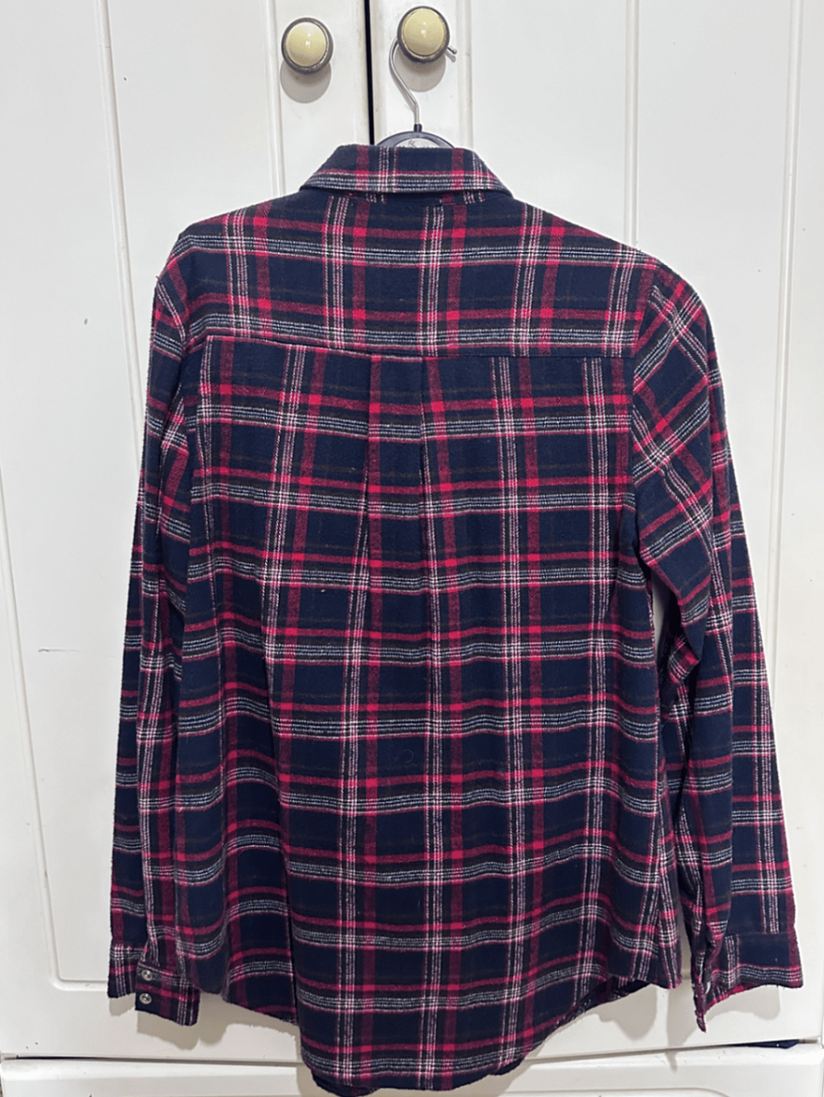 Camisa a cuadros con cuello con tachuelas - photo 3