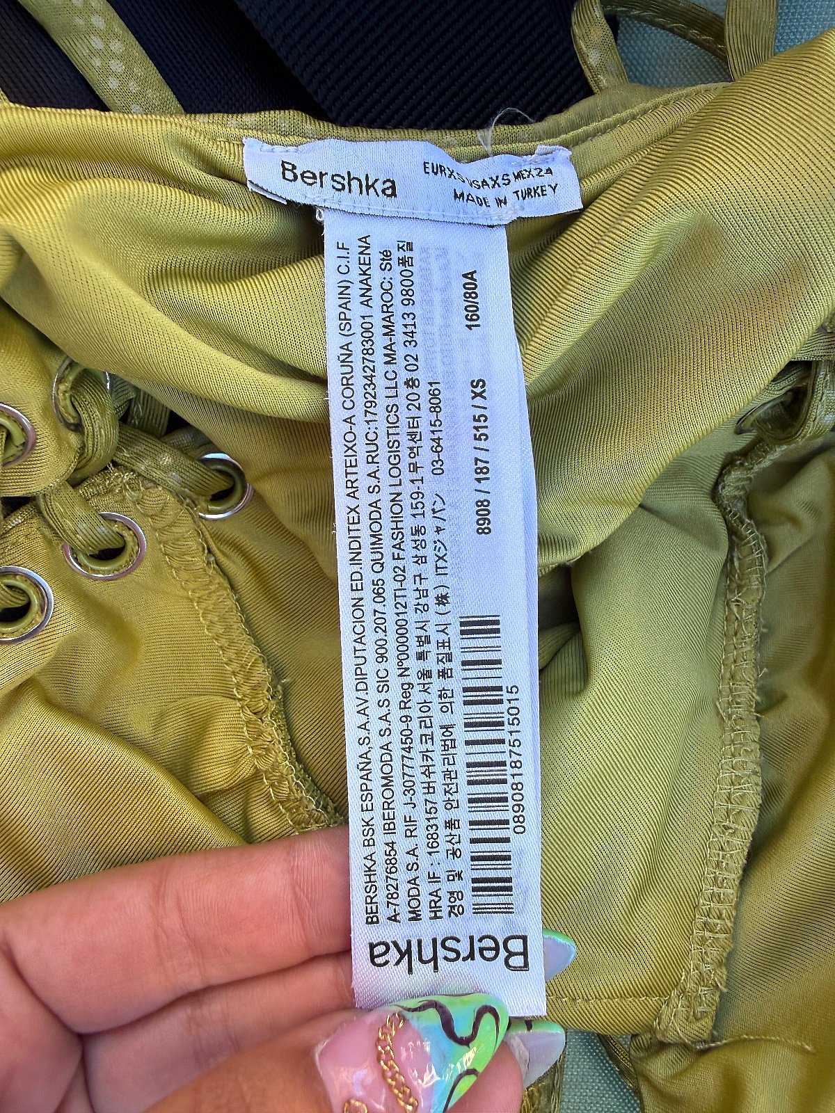 Top Bershka Aħdar b'Lazzijiet - photo 4