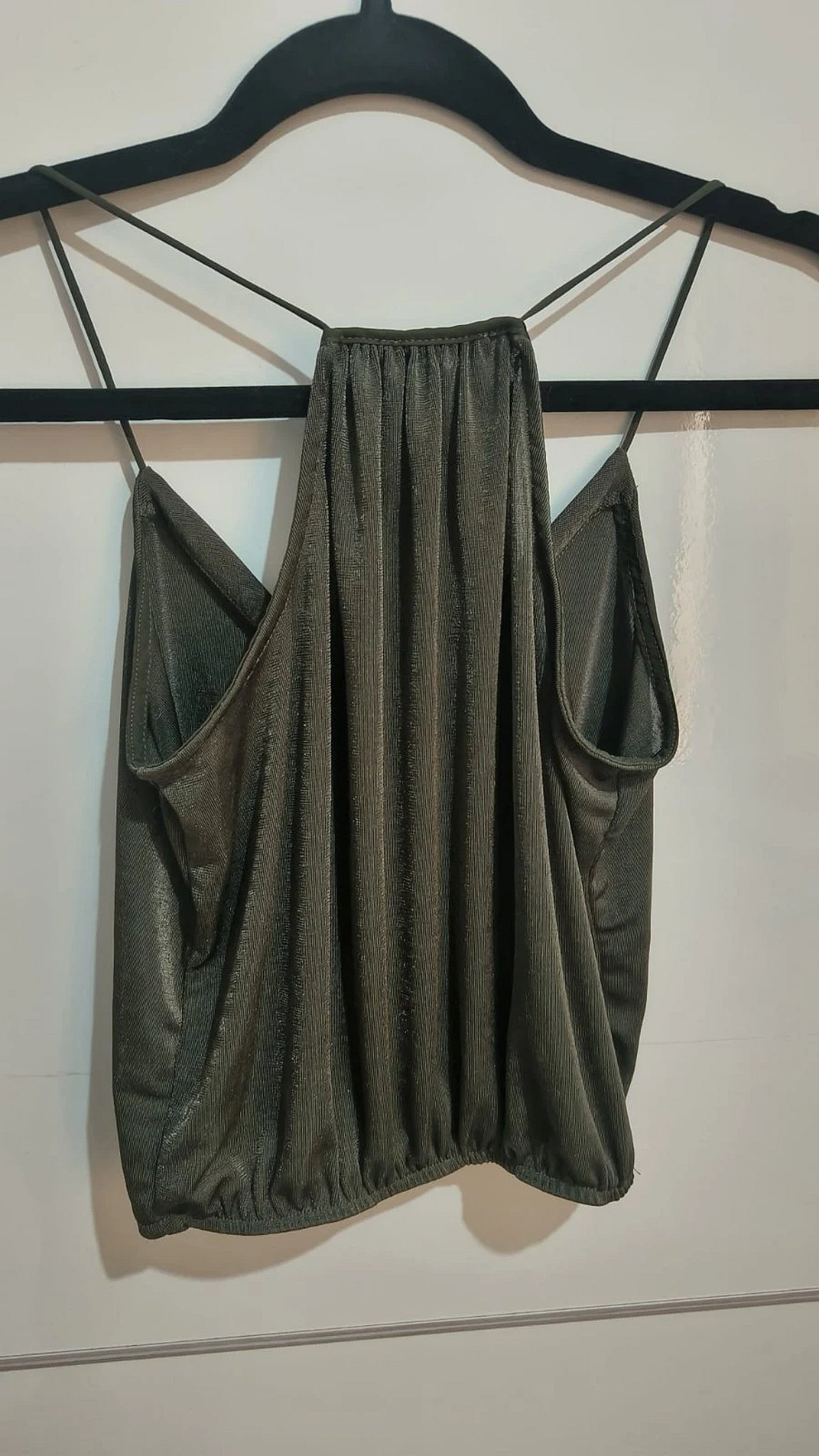 Bershka Olive Green Cami Top - photo 2