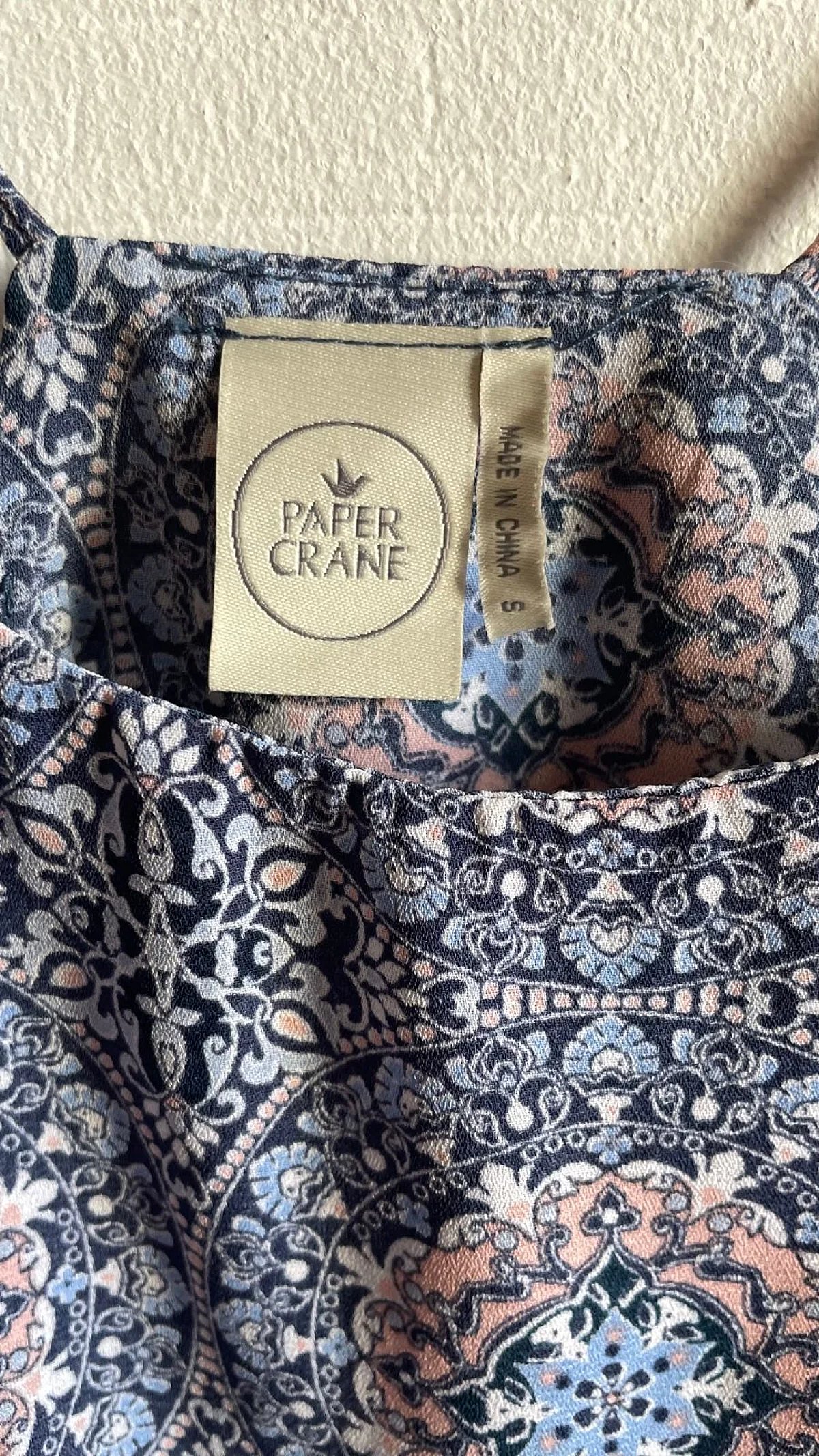 Top com alças em estilo «Paper Crane» estampado - photo 3
