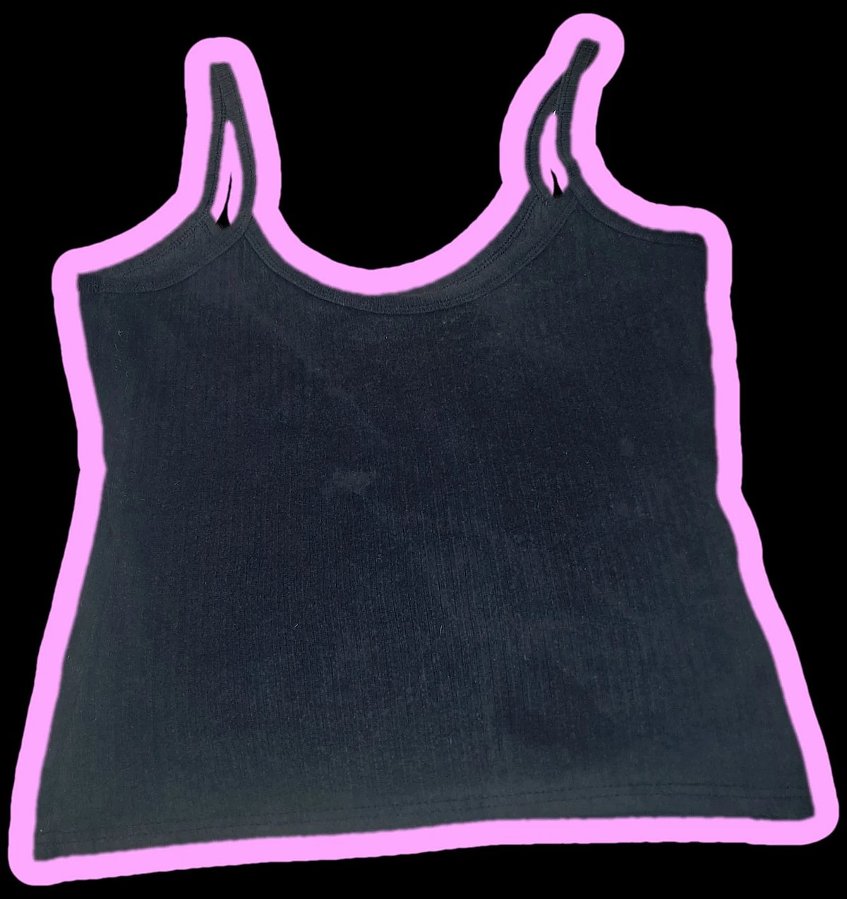 Autentico LYRCA fine anni '90-2000 - 95% cotone - Canotta in cotone blu navy - photo 2