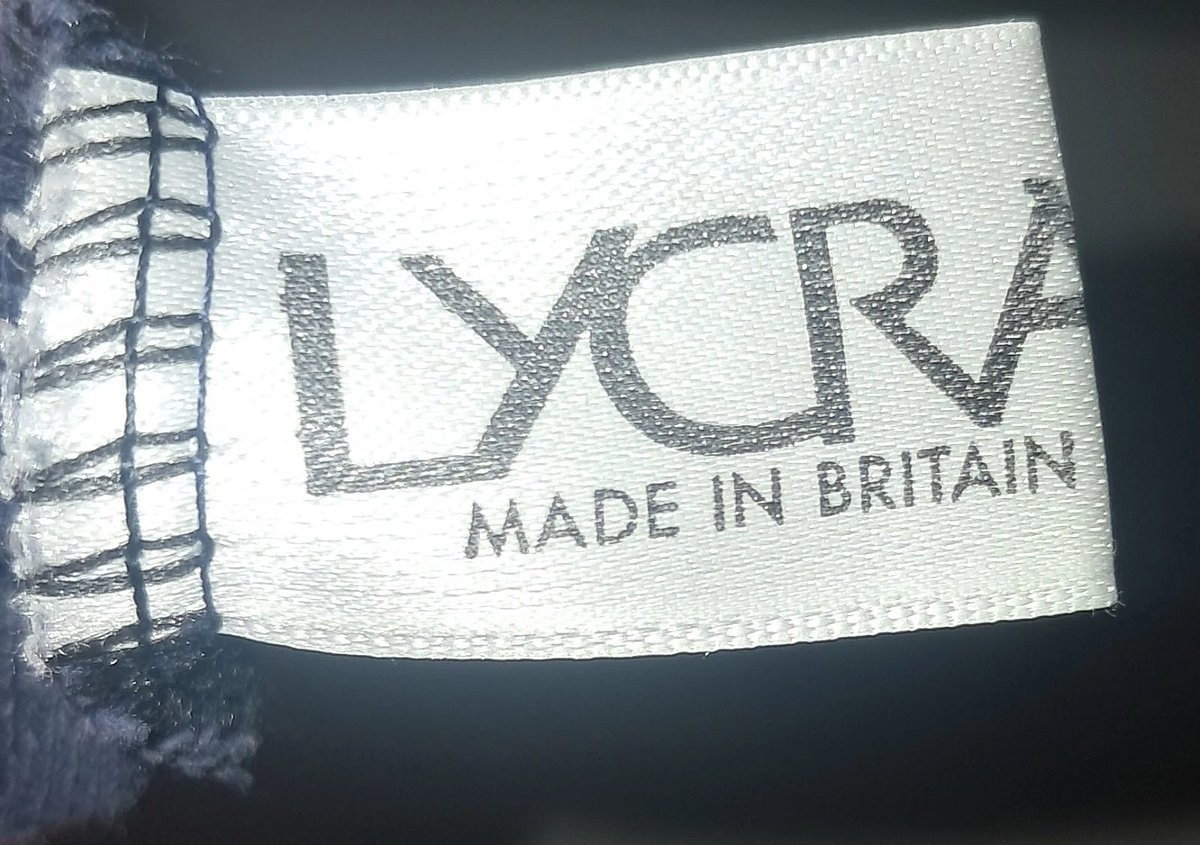 Autentico LYRCA fine anni '90-2000 - 95% cotone - Canotta in cotone blu navy - photo 8
