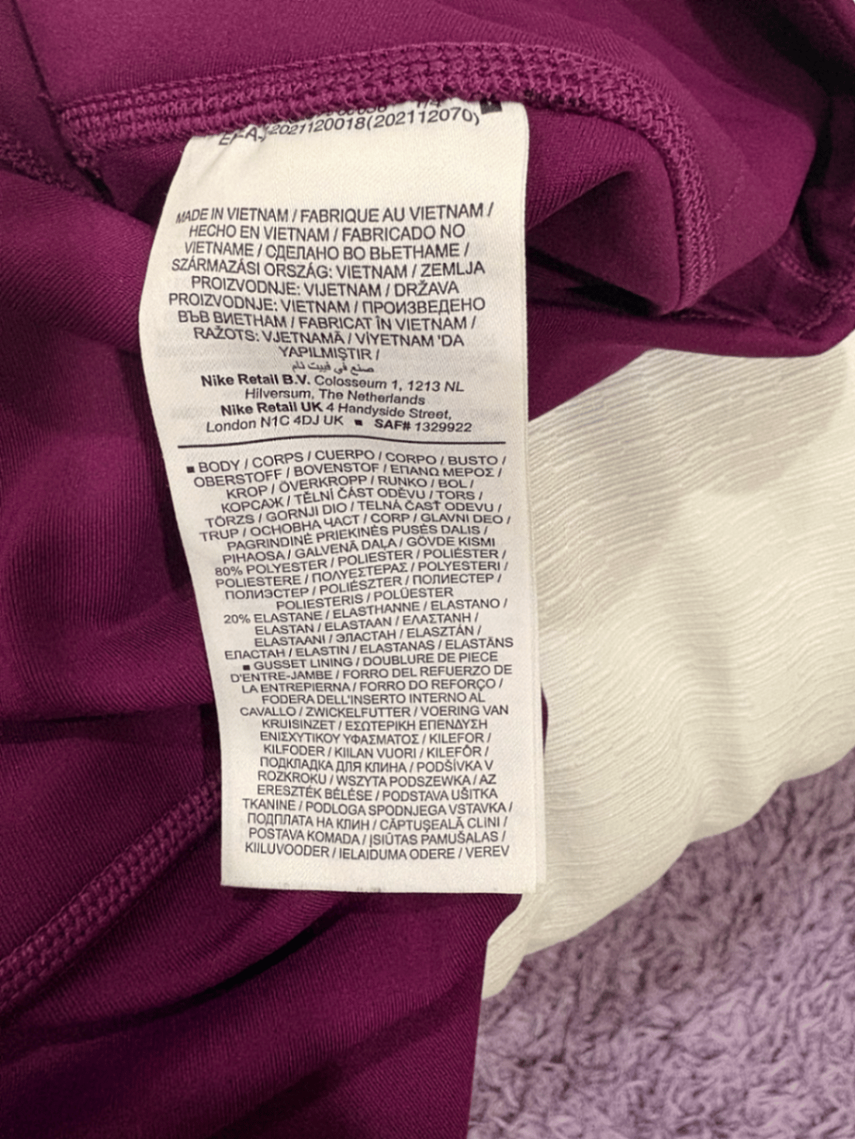 Leggings tat-Taħriġ Nike Dri-FIT Graphic - photo 6