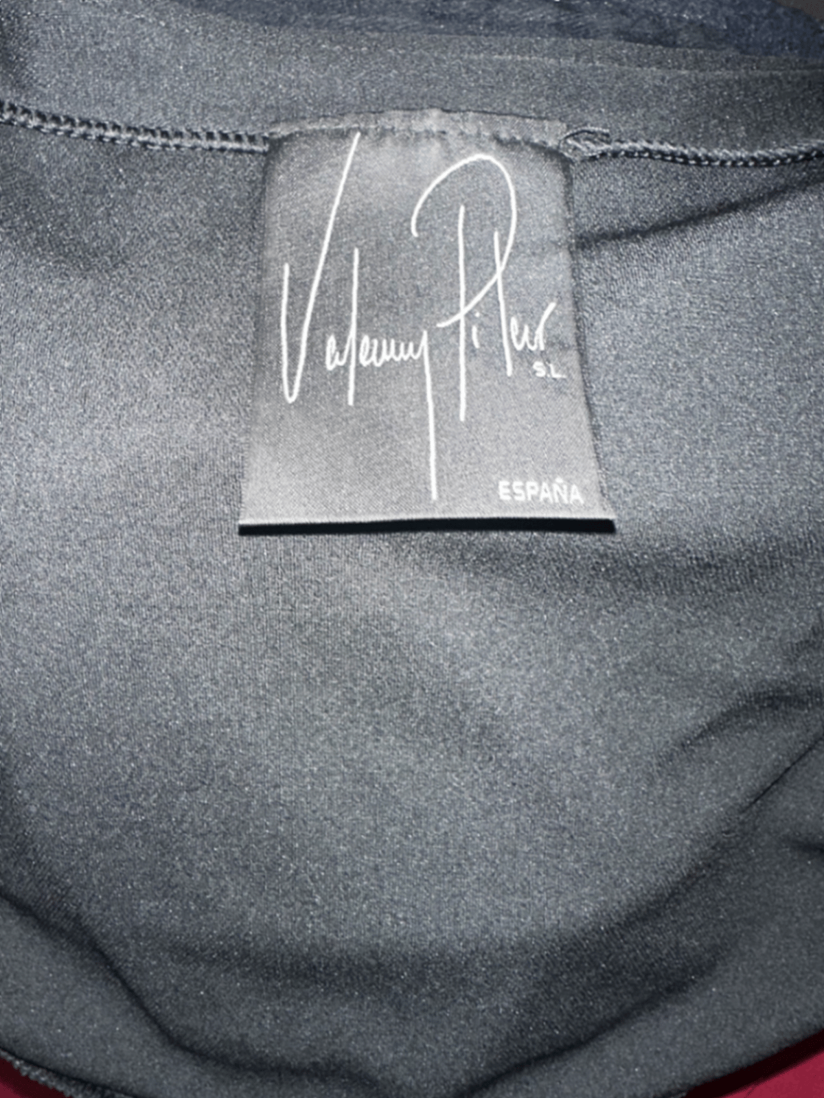 Top cropped preto de manga comprida - photo 2
