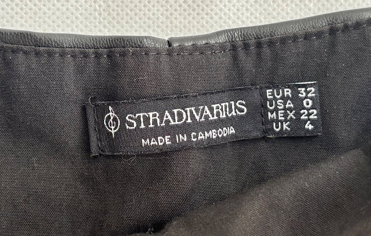 Stradivarius Faux Leather Skorts - photo 3