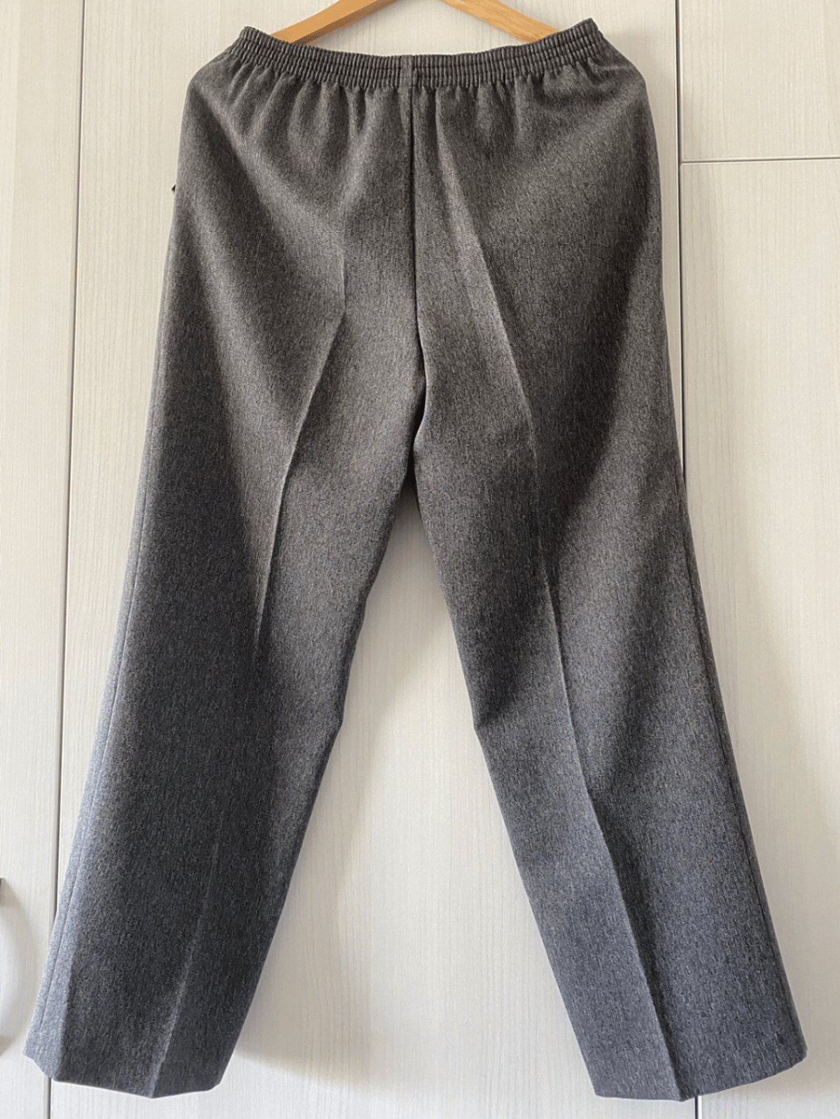 Pantaloni eleganti su misura a spina di pesce grigi - photo 2