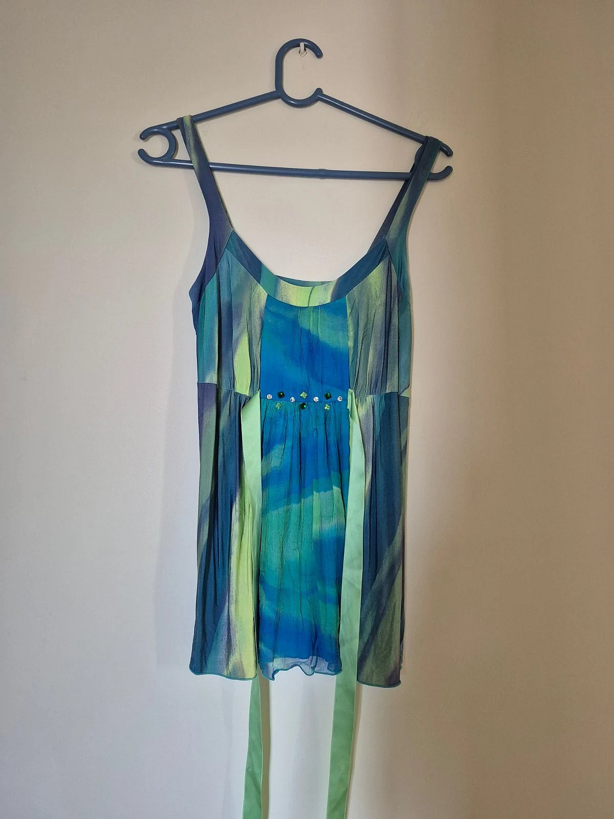 Tie-dye embellished camisole top - photo 2
