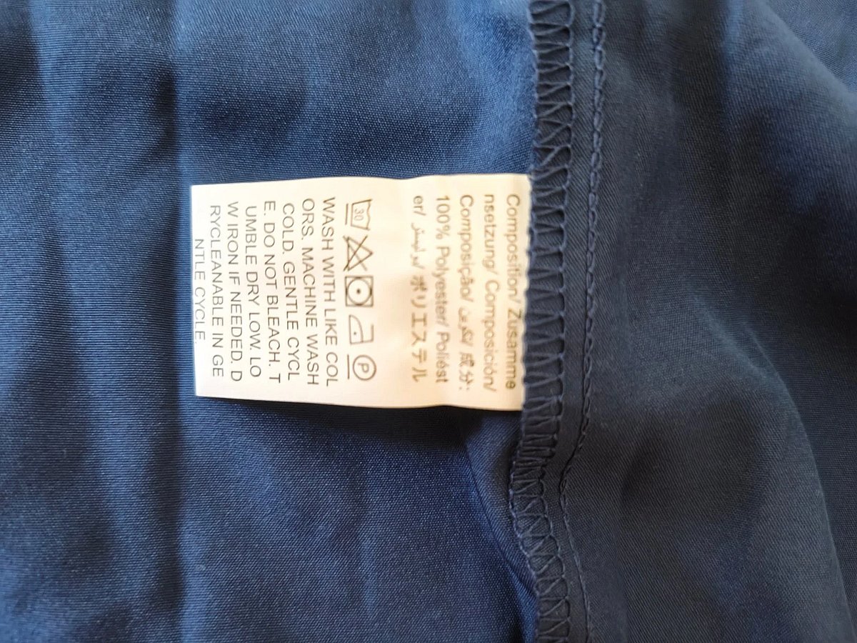 Robe tas-Satin Navy - photo 4