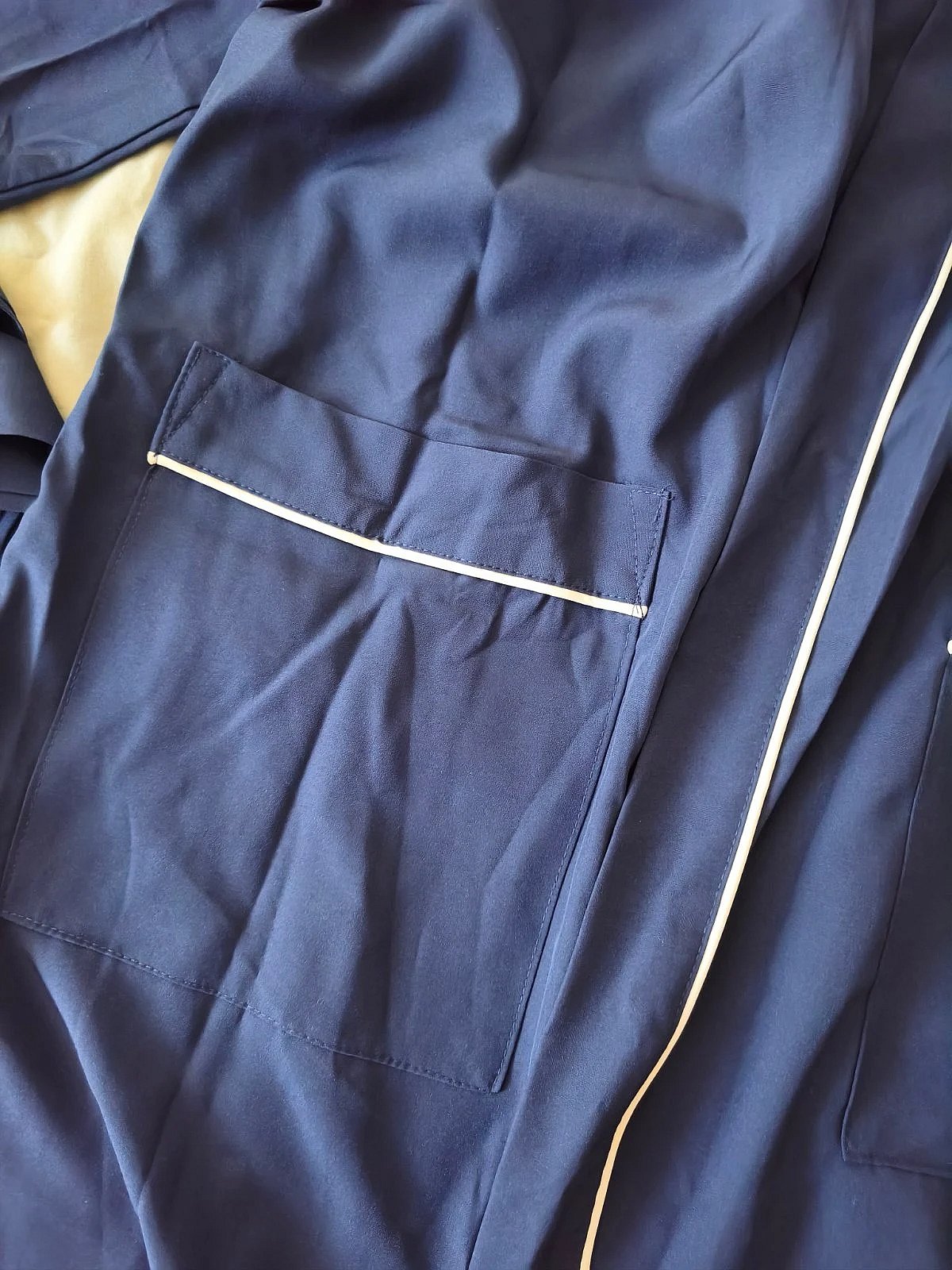 Robe tas-Satin Navy - photo 3