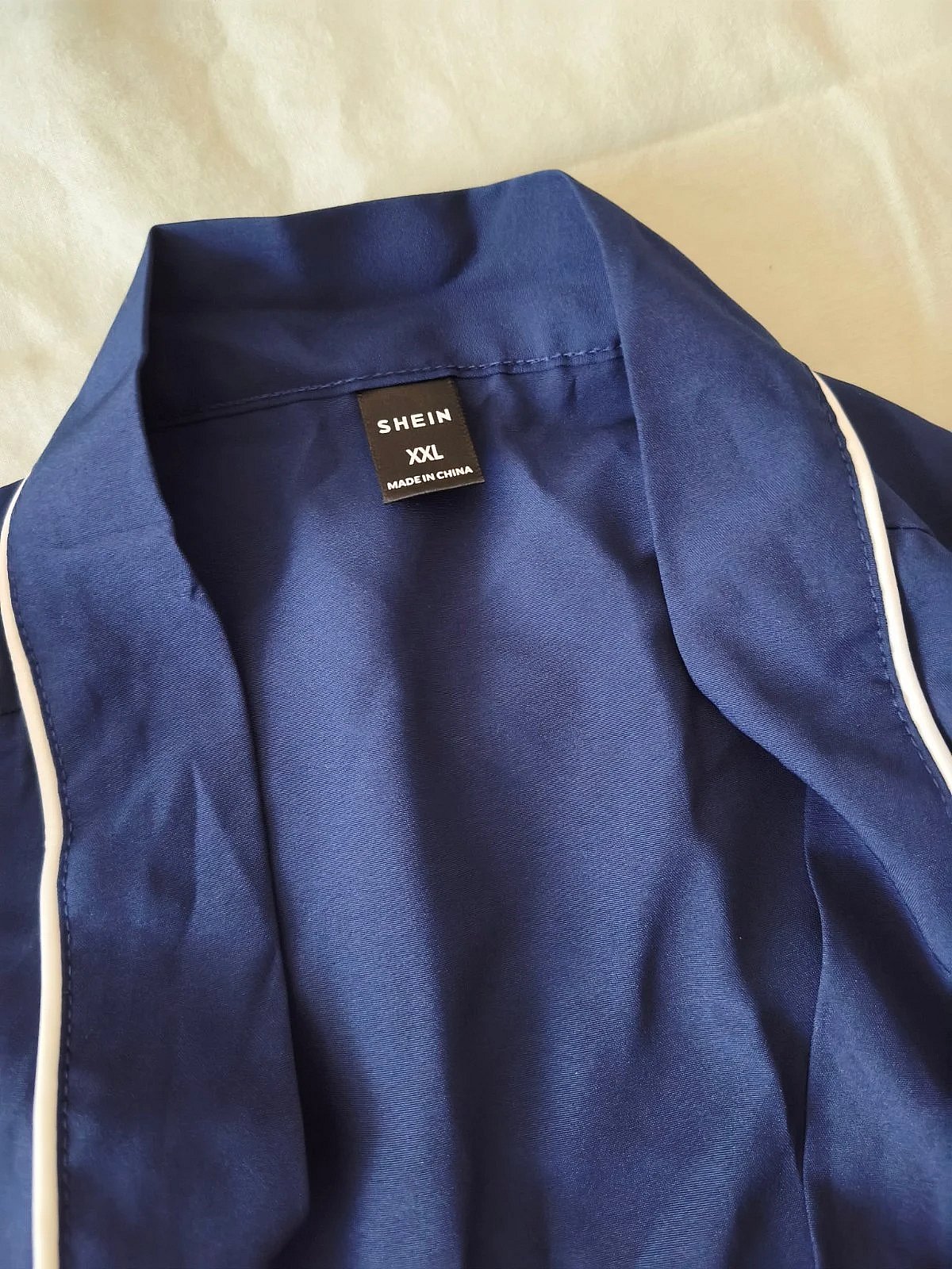 Robe tas-Satin Navy - photo 6