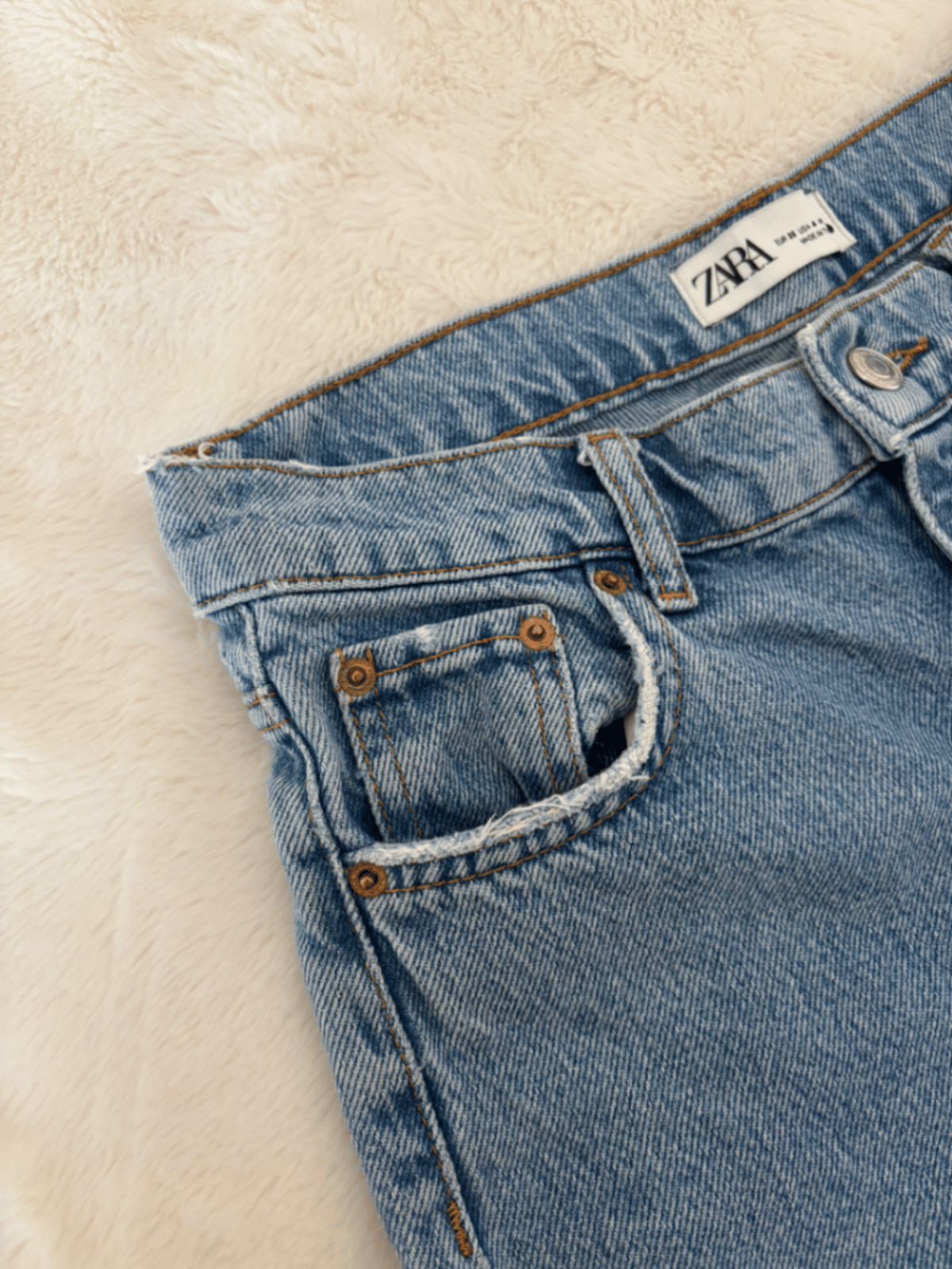Jeans Blu b'Qadd Għoli Zara (Daqs EU36) - photo 3