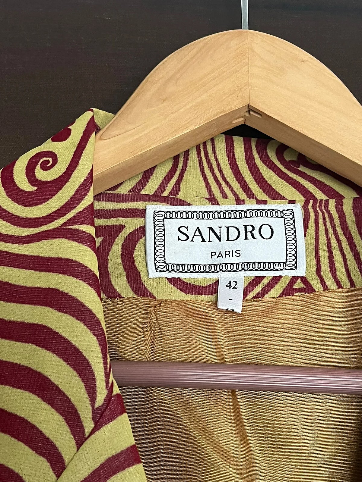 Giacca vintage Sandro con motivo a spirale - photo 5