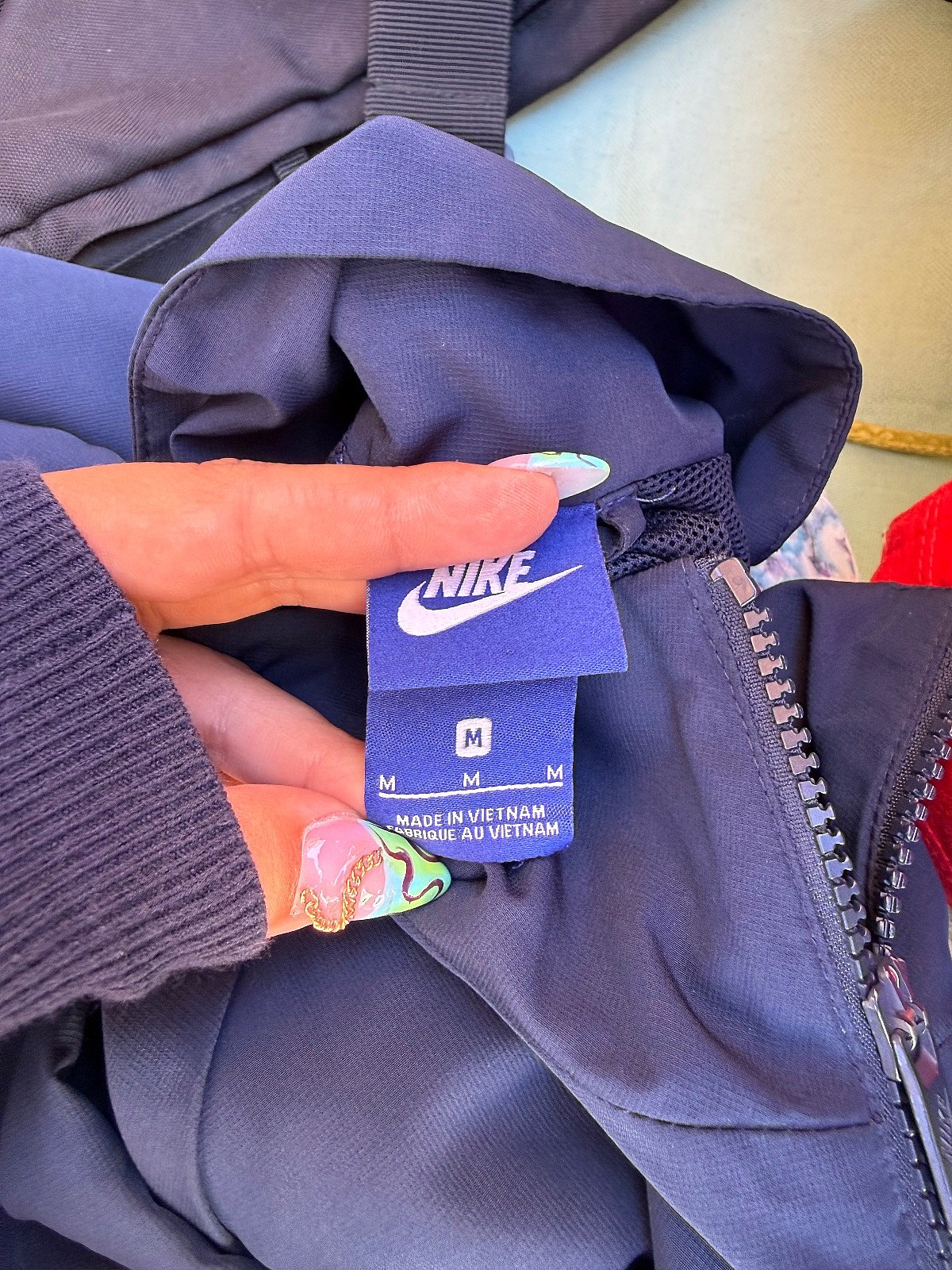 Nike Navy Blue Zip Jacket - photo 3
