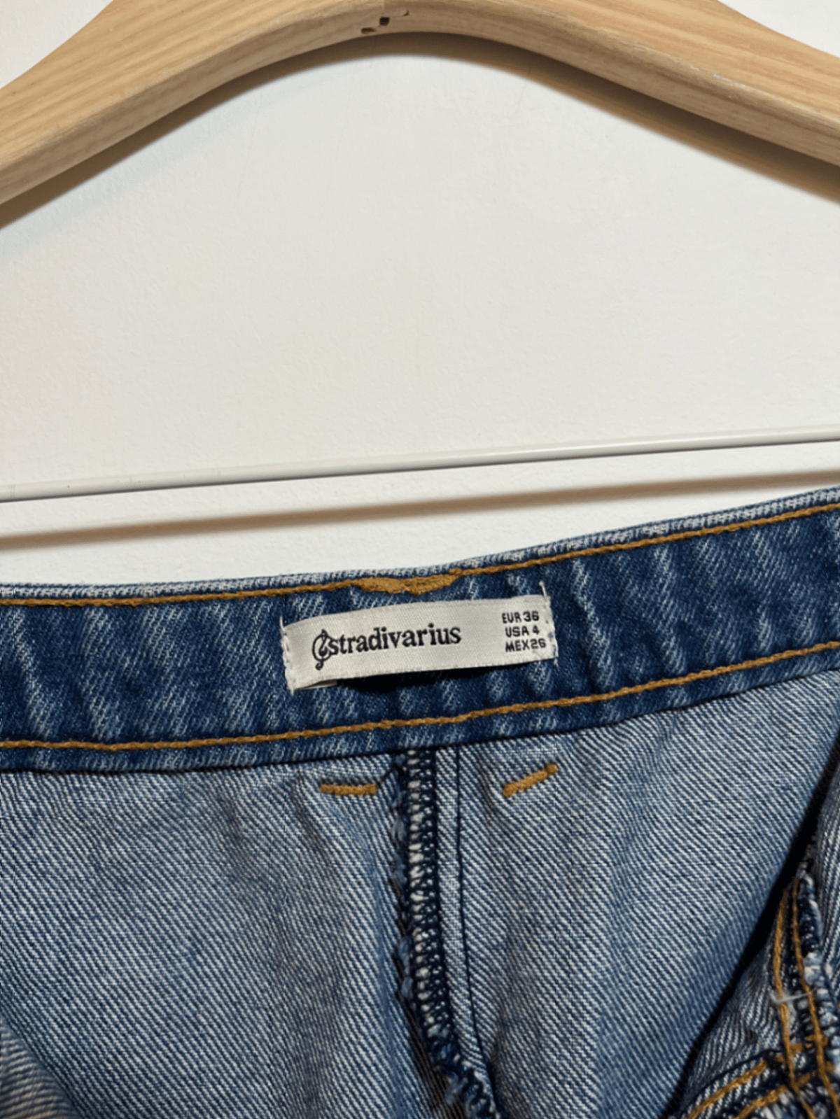Stradivarius Floral Denim Mini Skirt - photo 4