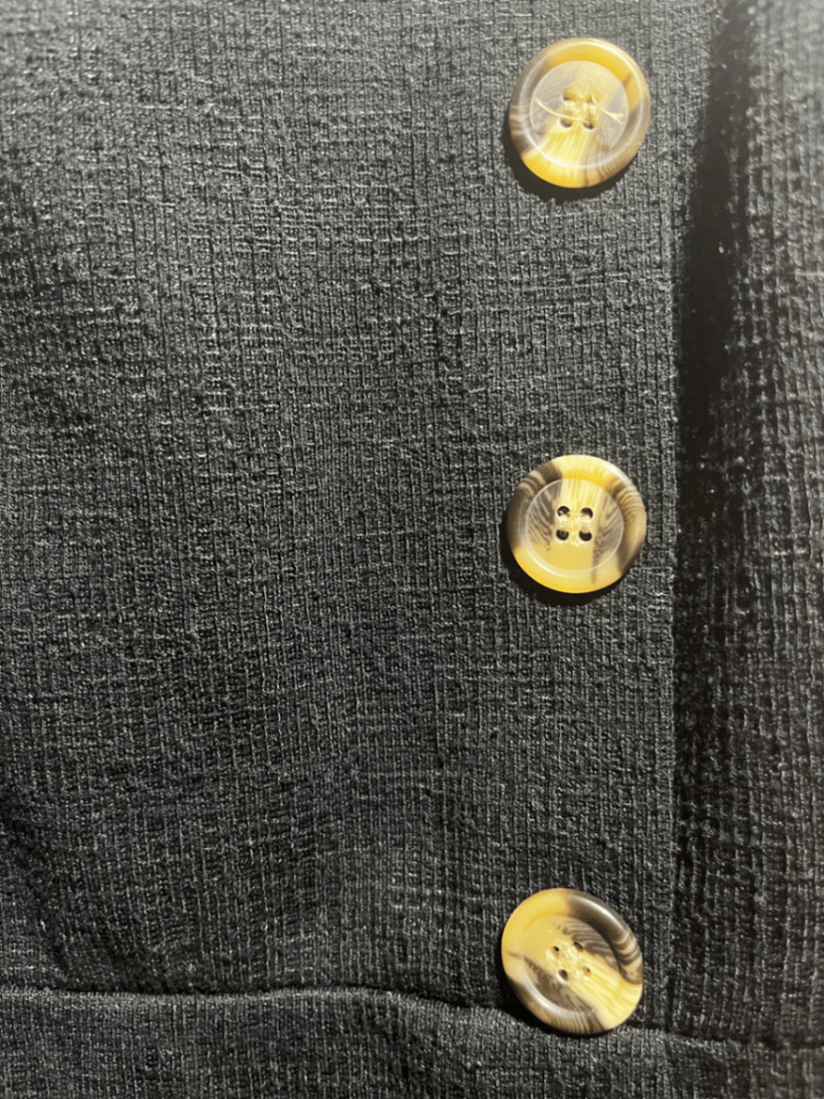 Dettalji tal-Buttuni tal-Libsa Iswed Pinafore - photo 2
