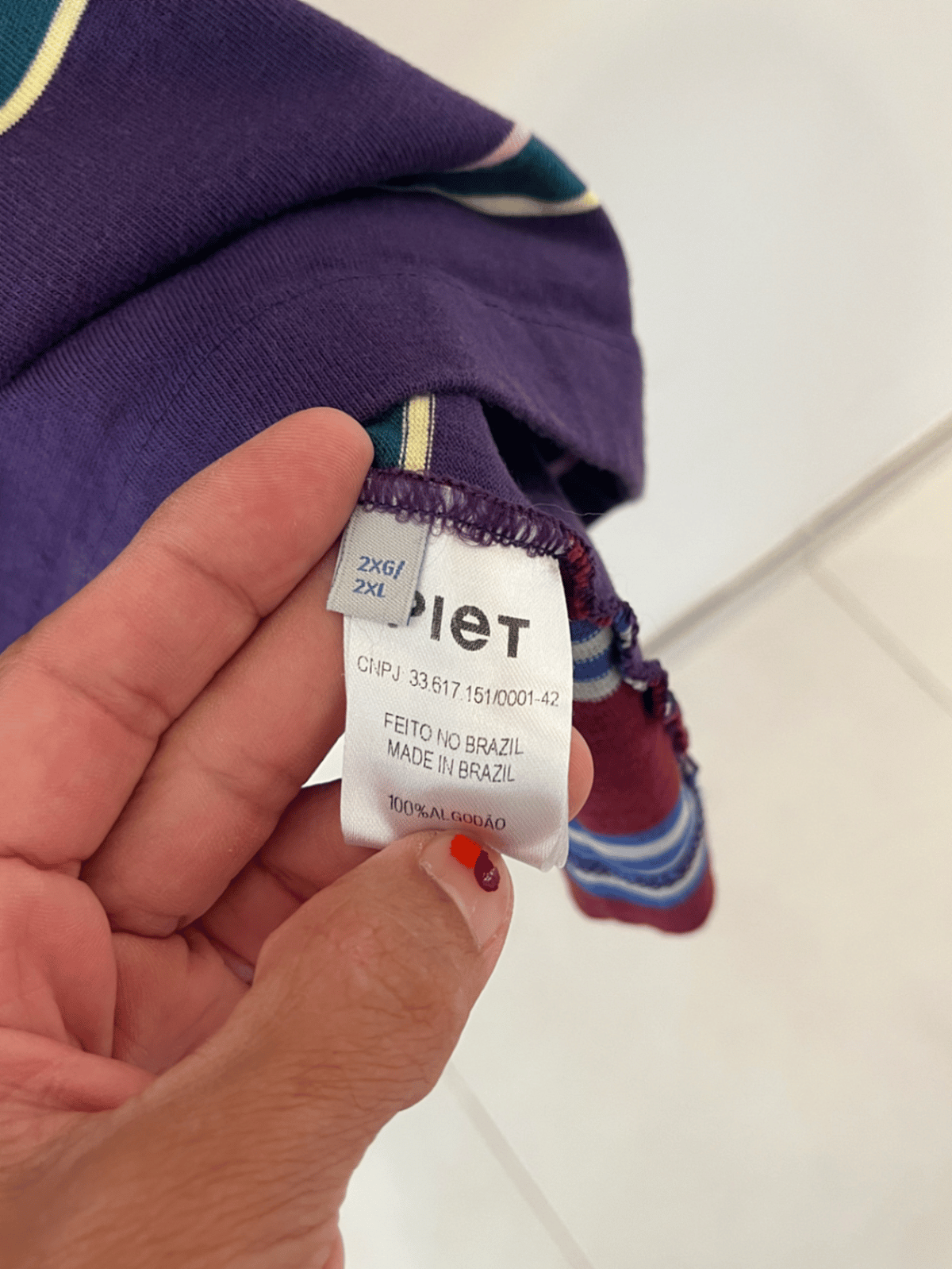 Camiseta oversize con estampado de rayas Piet - photo 4