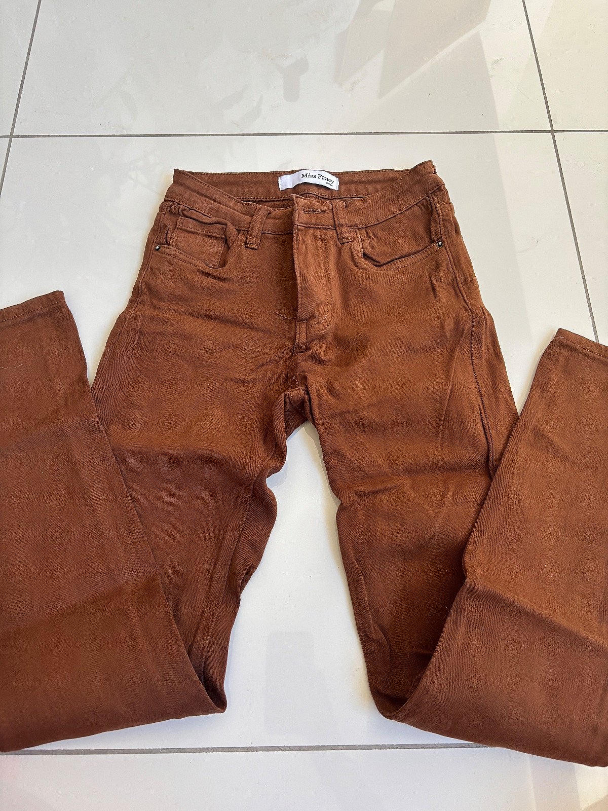 Pantaloni skinny effetto consumato Miss Fancy - photo 2