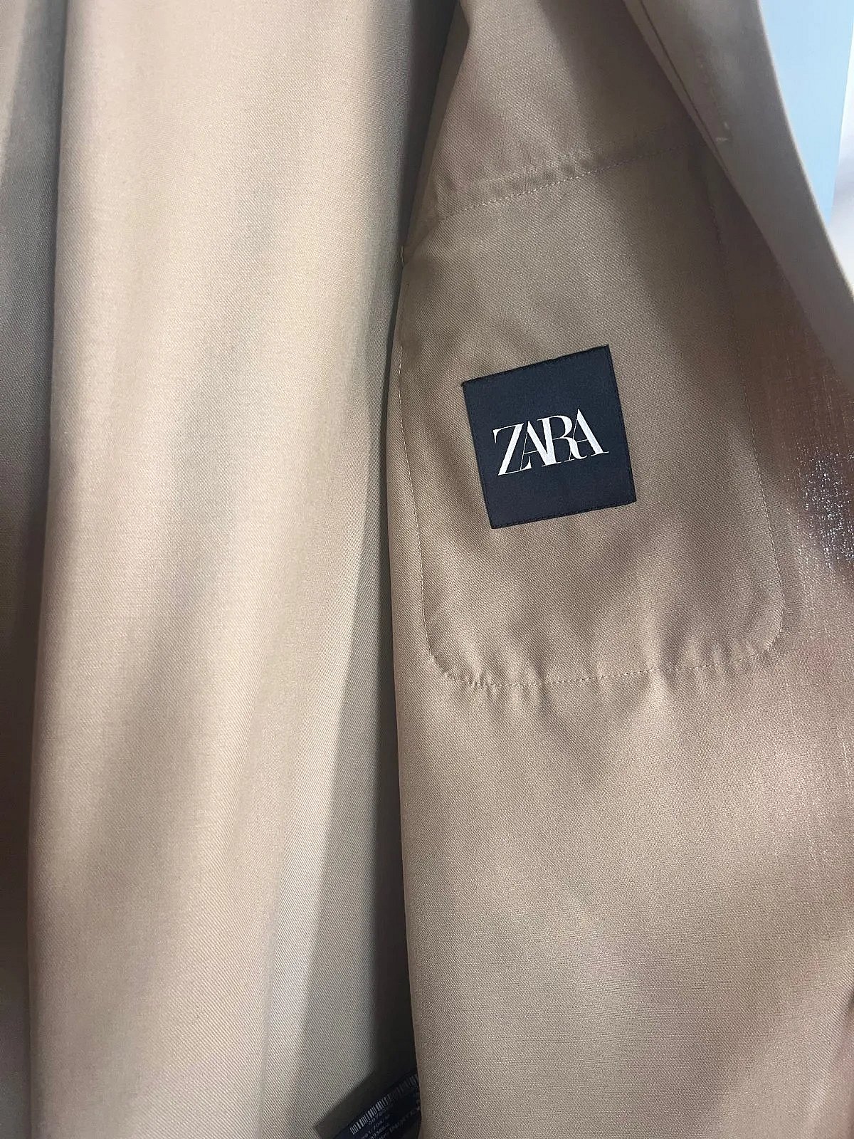 Zara Beige Utility Overshirt M - photo 3