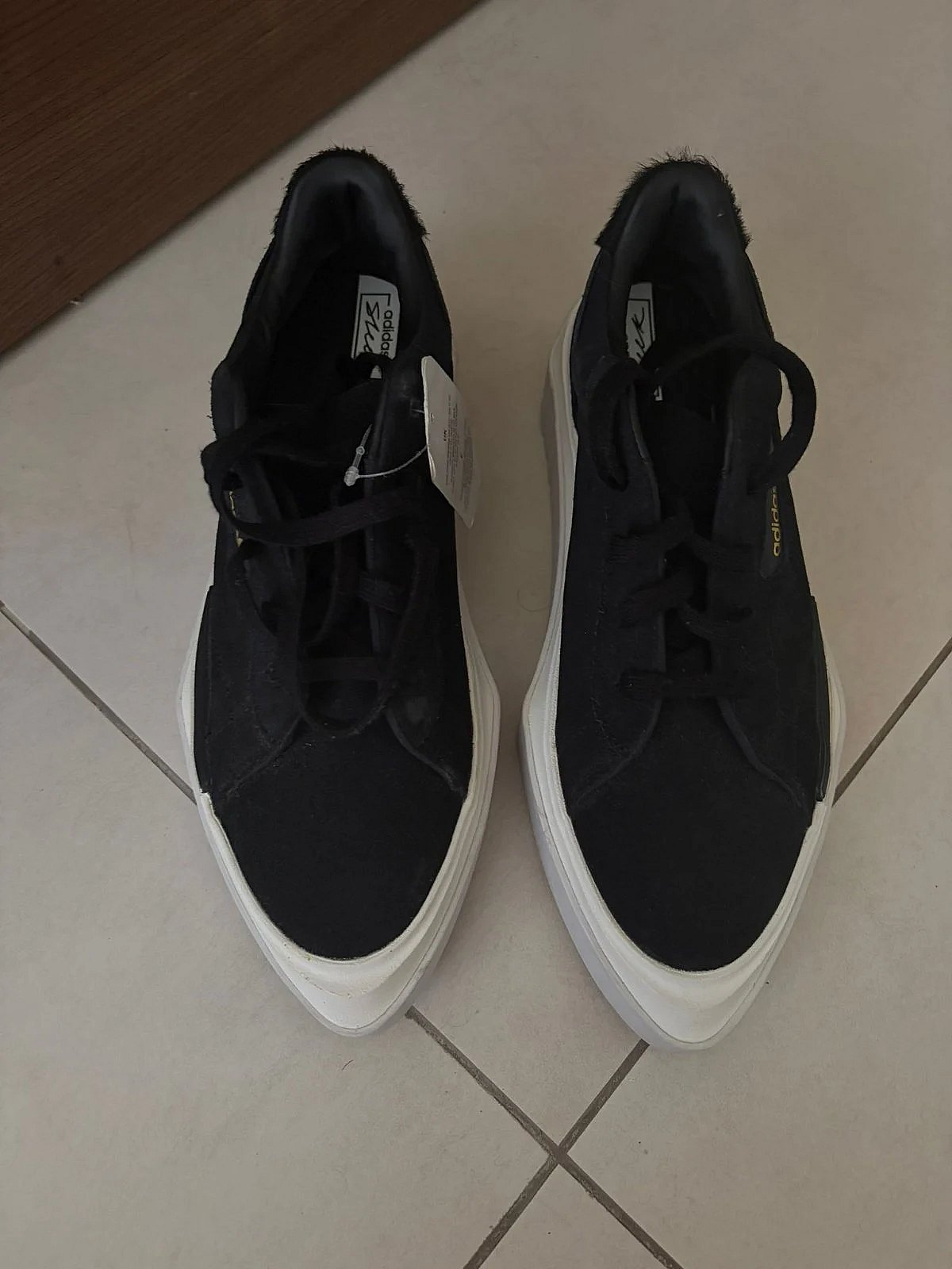 Adidas Sleek Black Platform Sneakers - photo 8