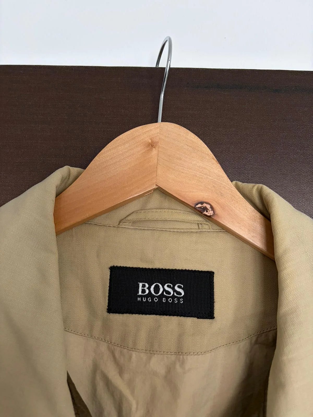 Linen Beige Button Front Field Jacket - photo 6