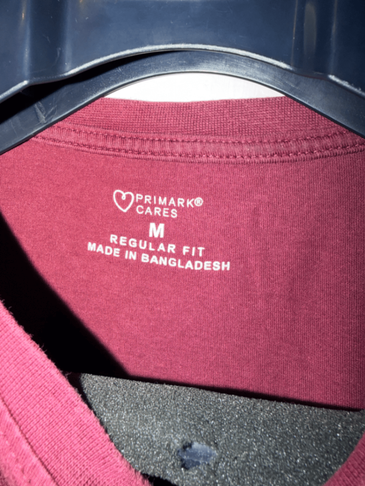 Camiseta de manga corta color burdeos de Primark - photo 2