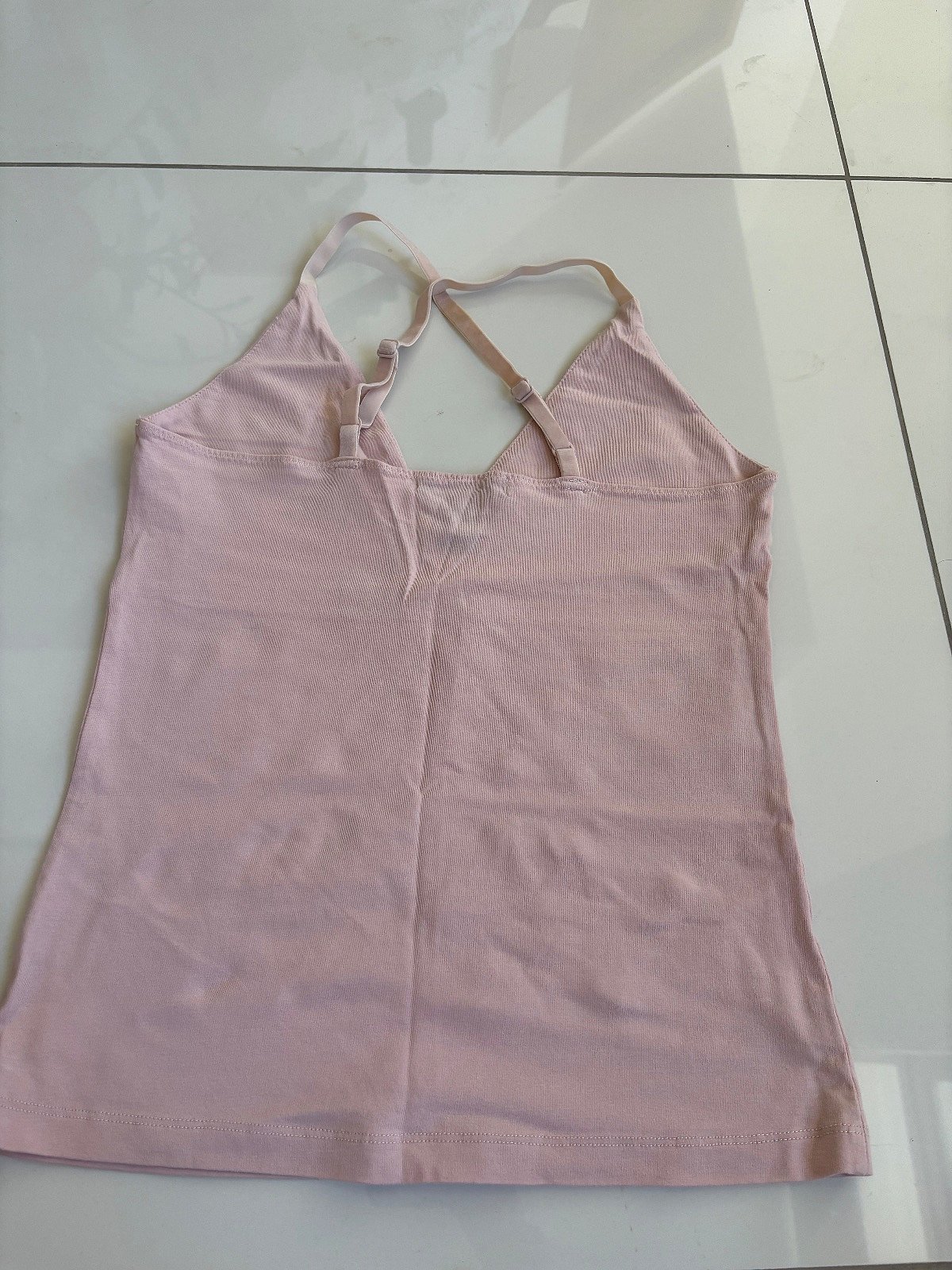 Top camisola rosa com canelado - photo 3