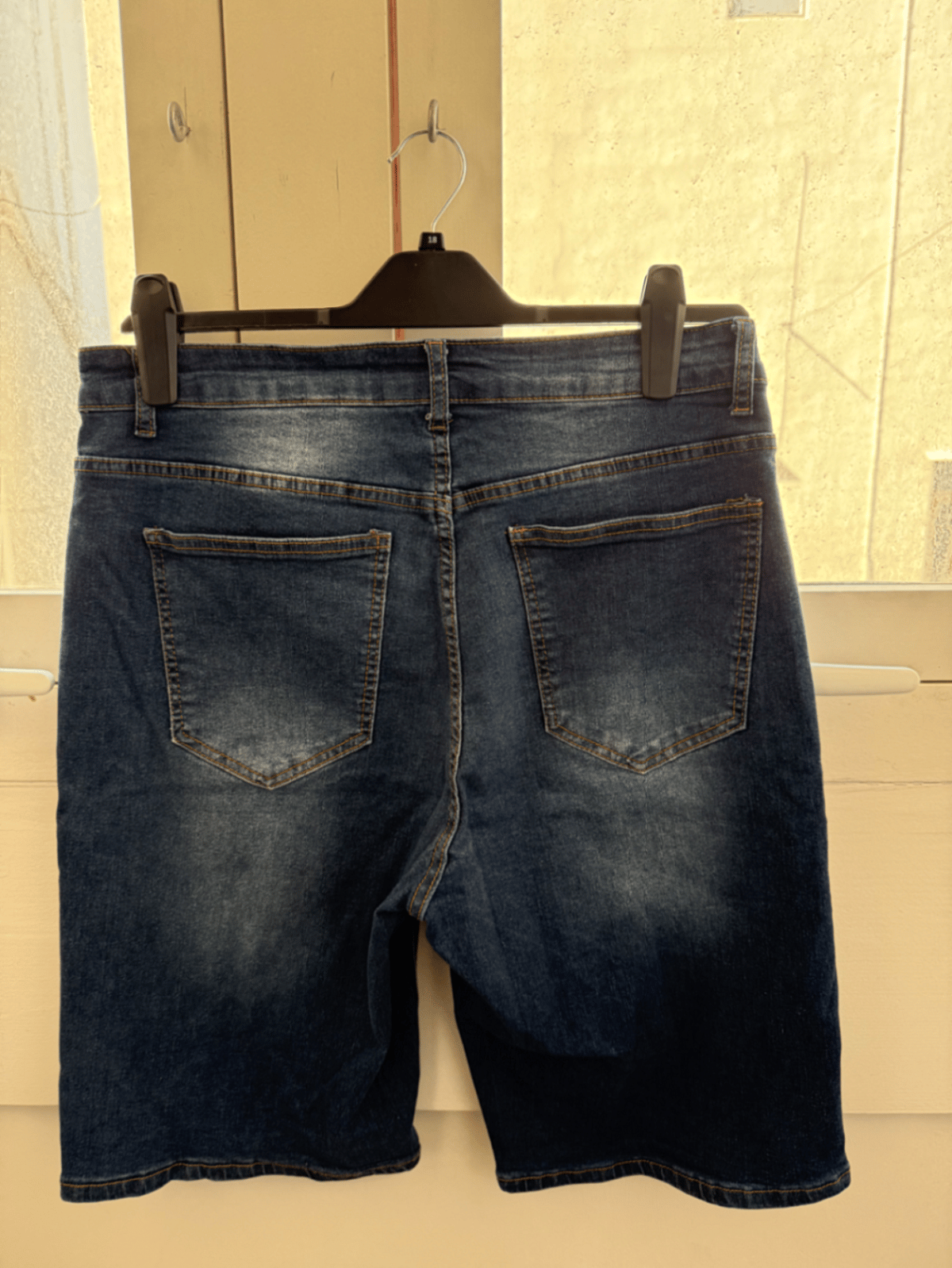 Pantaloncini di jeans blu slavato - photo 2
