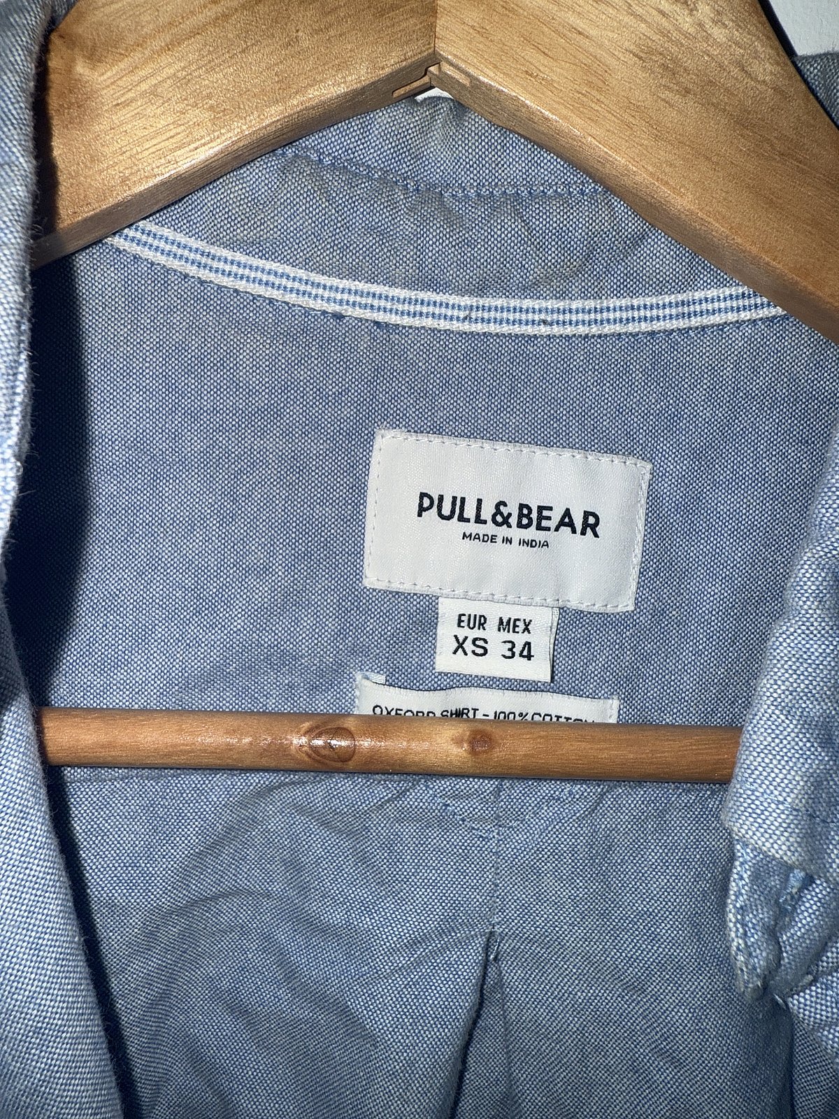 Camisa azul de cuadros de Pull&Bear - photo 4