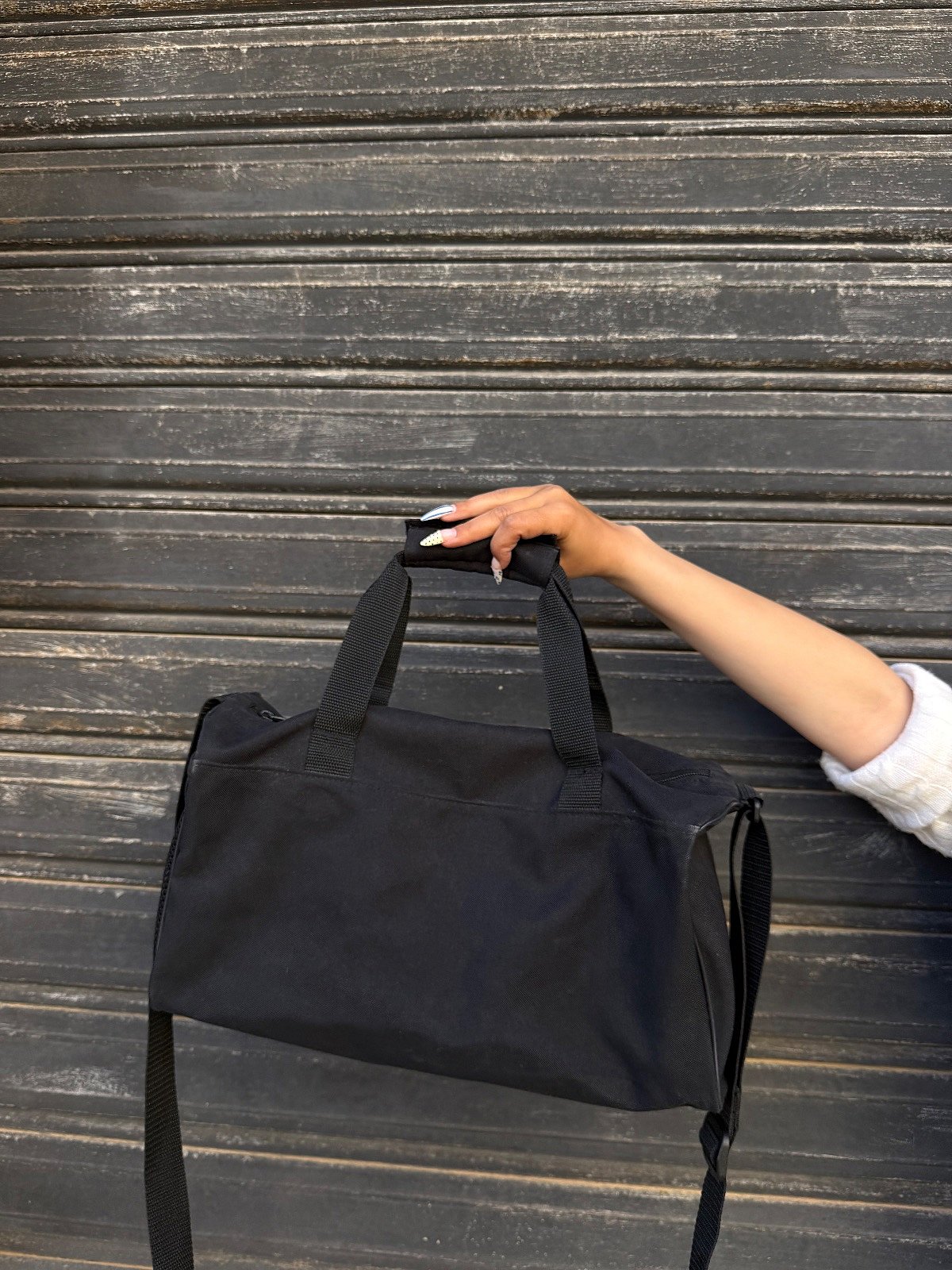Adidas Logo Black Duffle Bag - photo 3