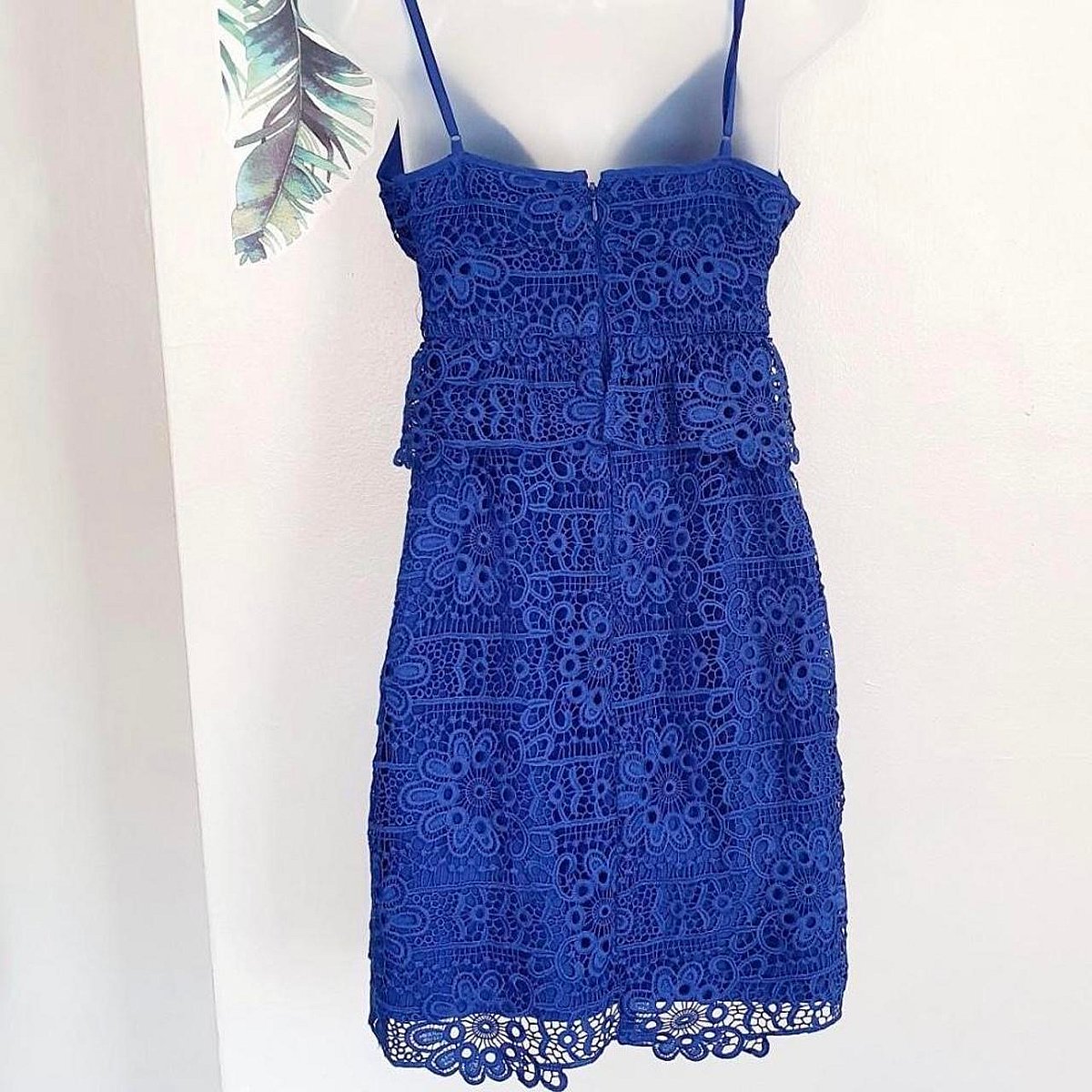 Guess Blue Lace Mini Dress - photo 2