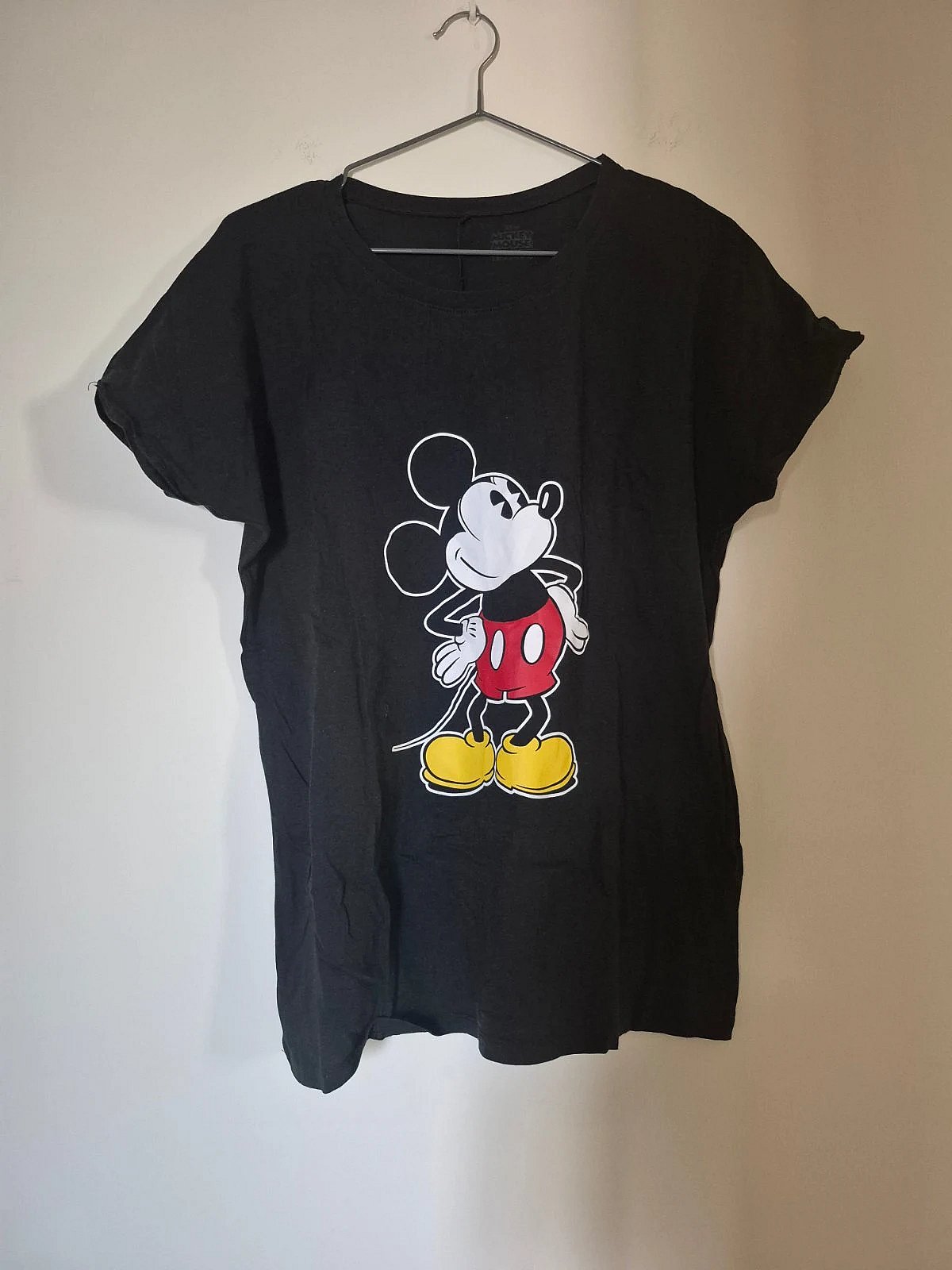 Camiseta con estampado de Mickey Mouse en negro, talla L - photo 2