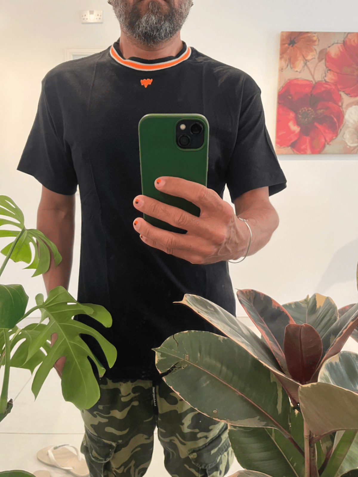 Camiseta de canalé con el logotipo bordado de Cavalera - photo 4