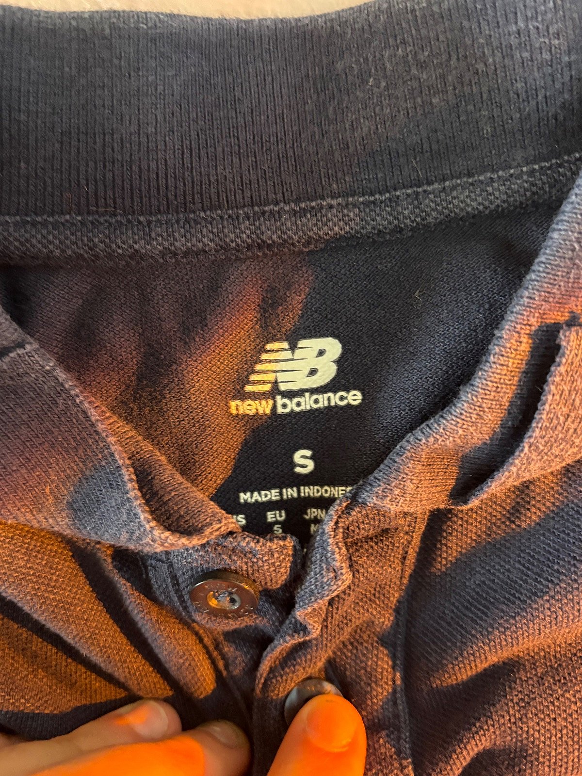 New Balance Navy Polo Shirt - photo 2
