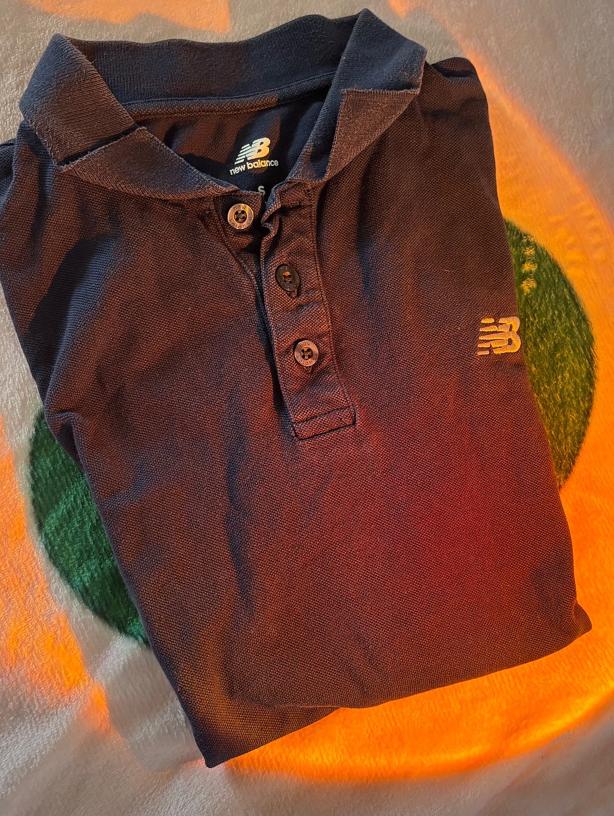 New Balance Navy Polo Shirt - photo 4